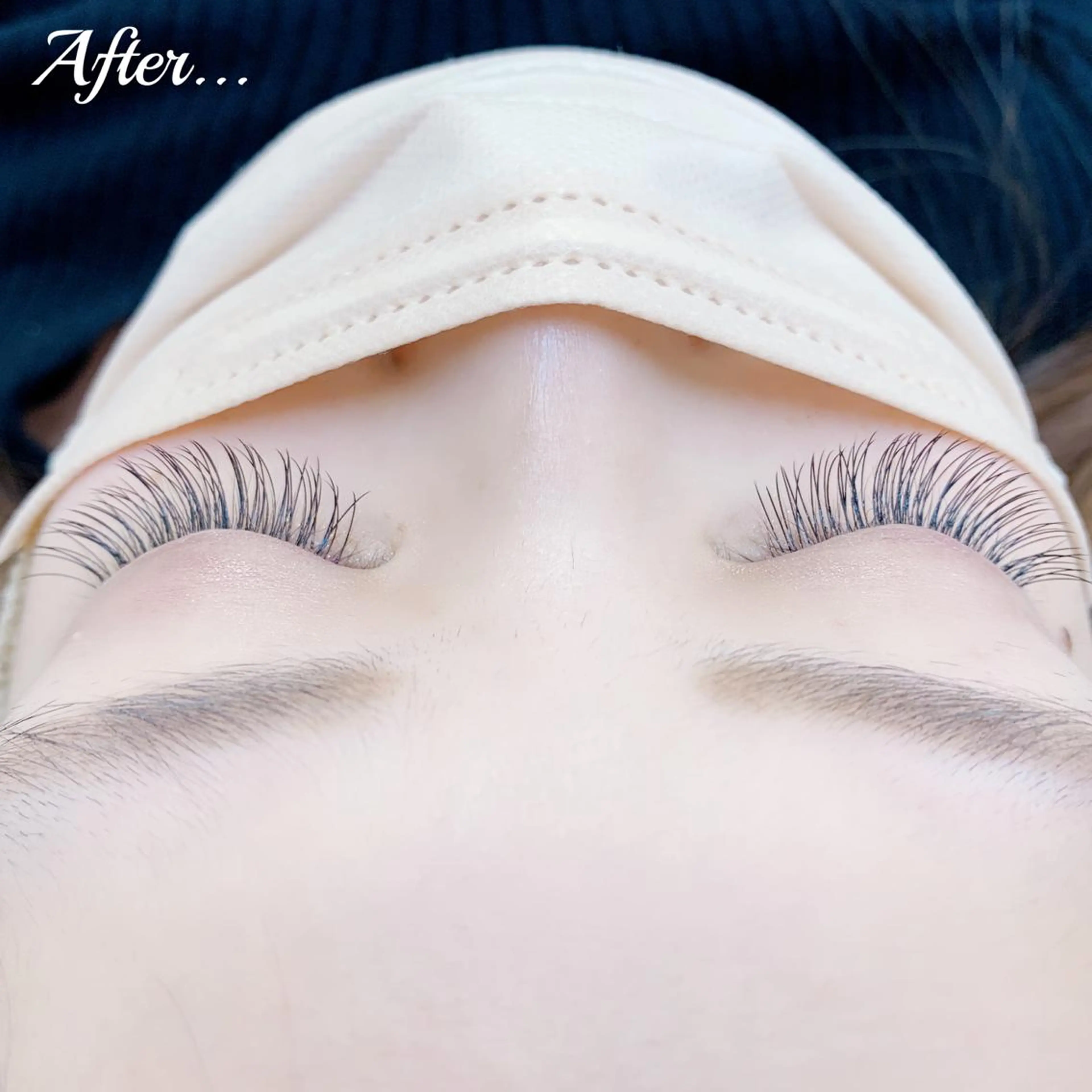 マツエク・マツパ フラットラッシュ マツナガ☺︎ // Afterのマツエク・マツパデザイン