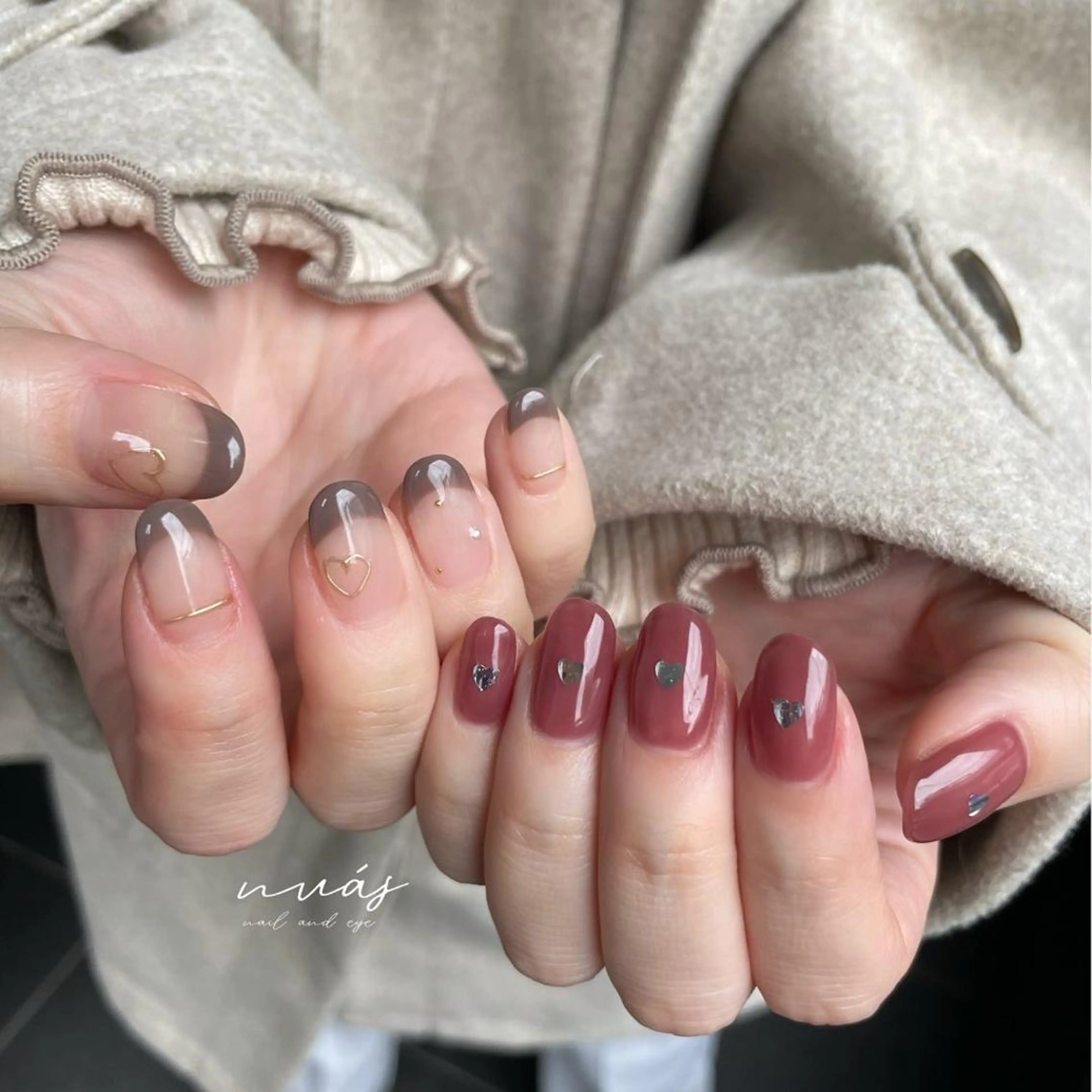 ネイル ハンドネイル nuás nail & eyeのネイルデザイン