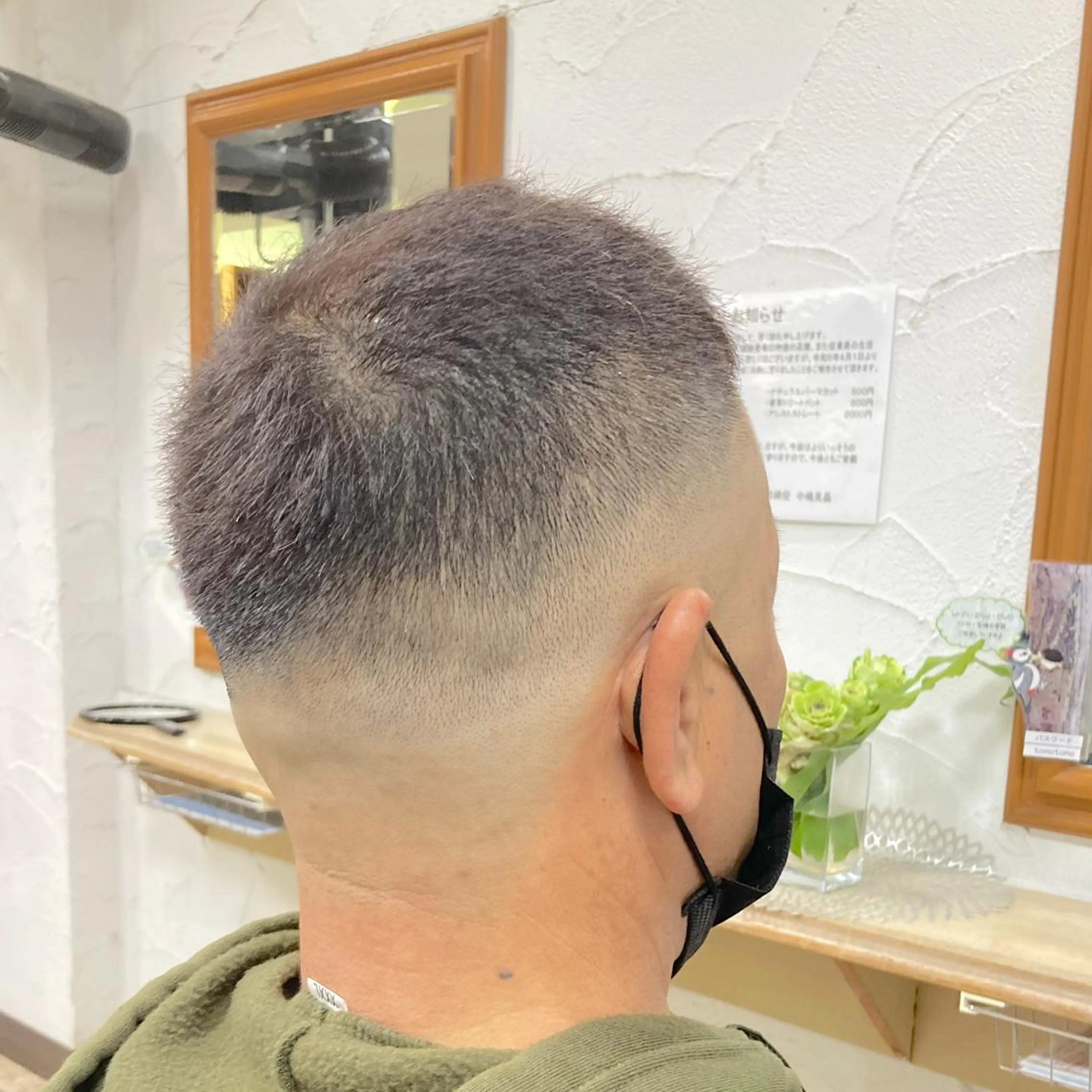 ショート メンズ フェードカット スキンフェード カット メンズ特化/垣見 隼人のヘアスタイル