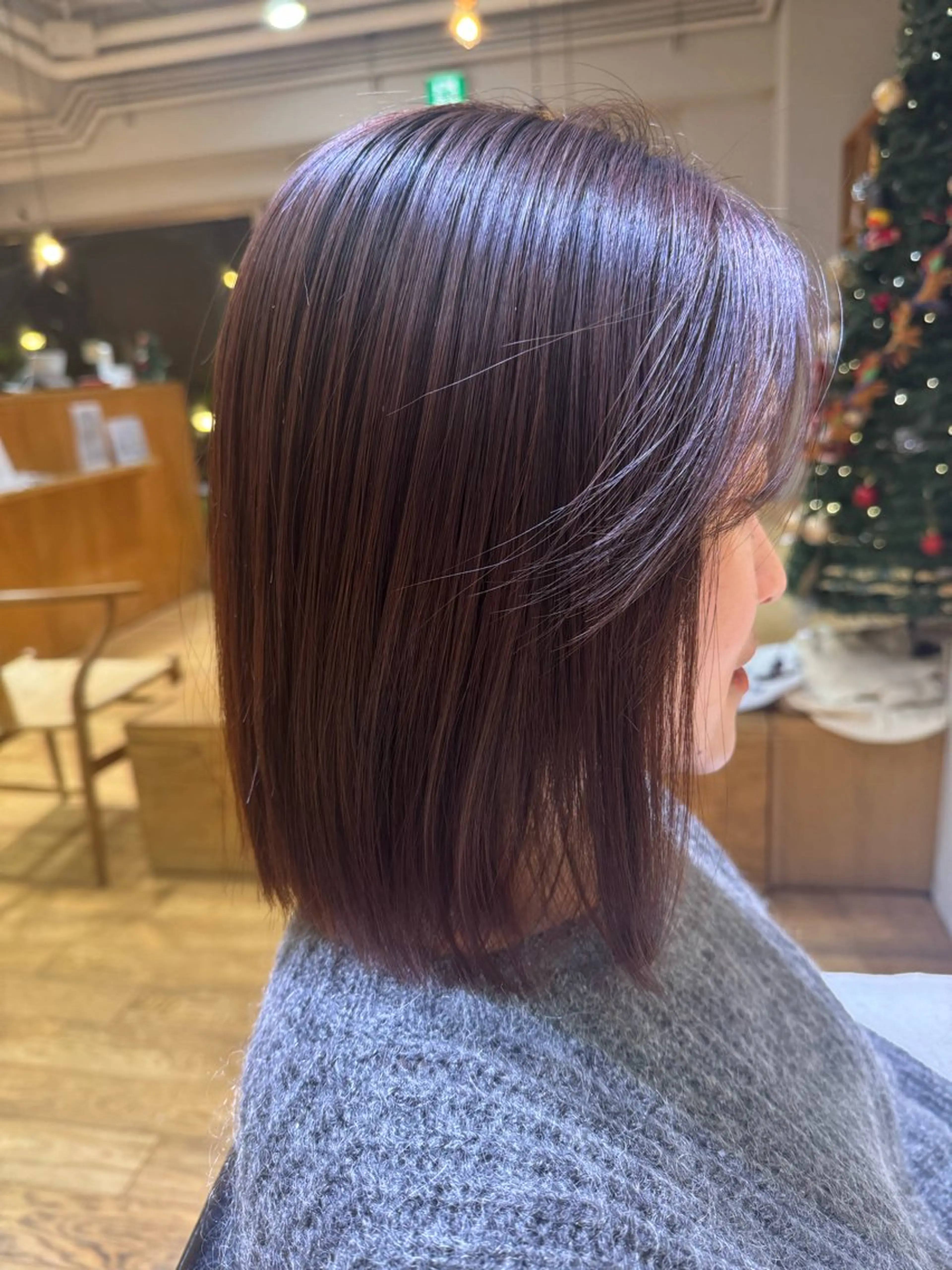 ミディアム カラー パーマ 🦖SERIKA🦖 ミニボブ.ボブカットのヘアスタイル