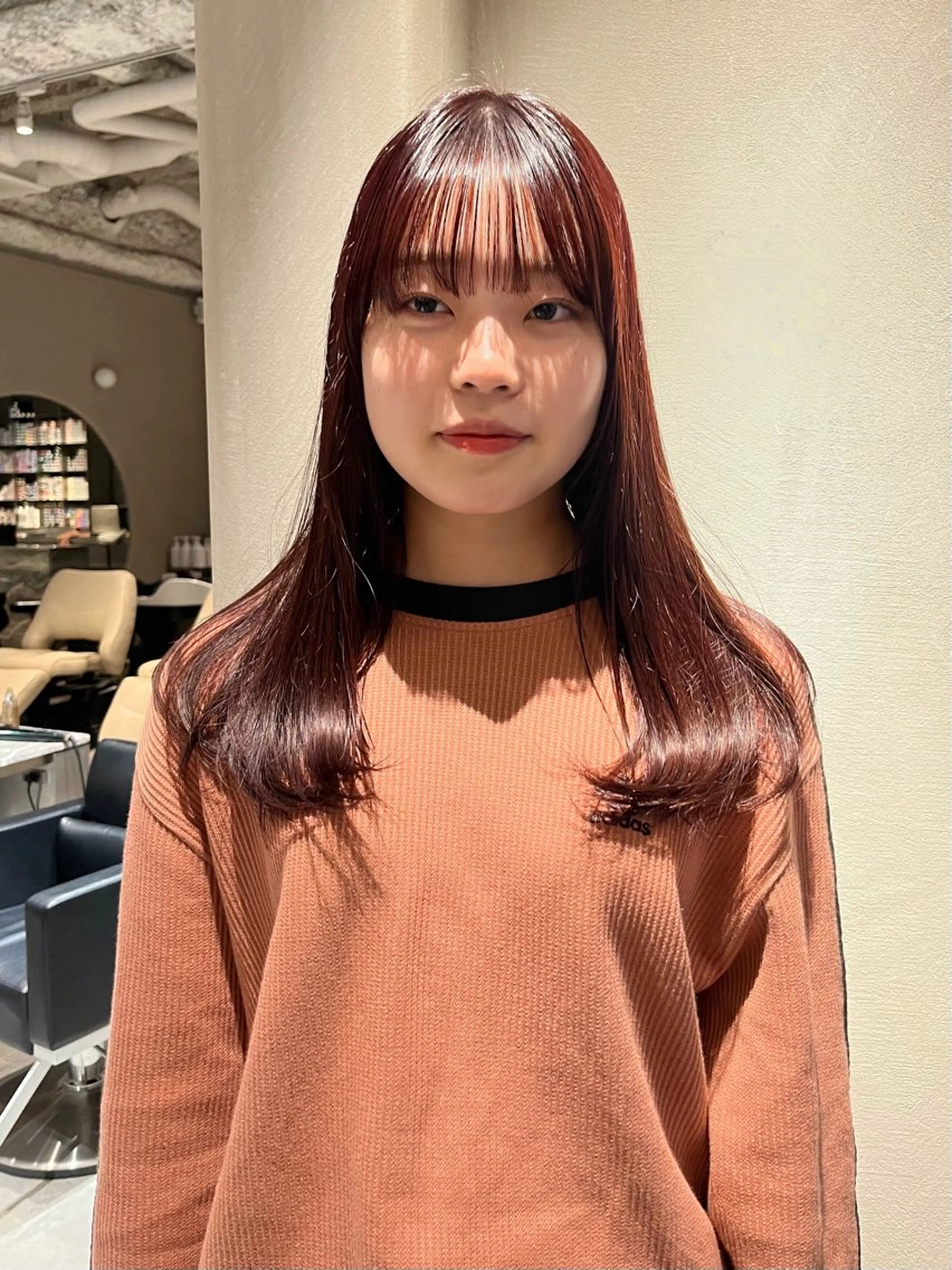 カラー ブリーチ ブリーチなしカラー hishida akiho  🩰のヘアスタイル