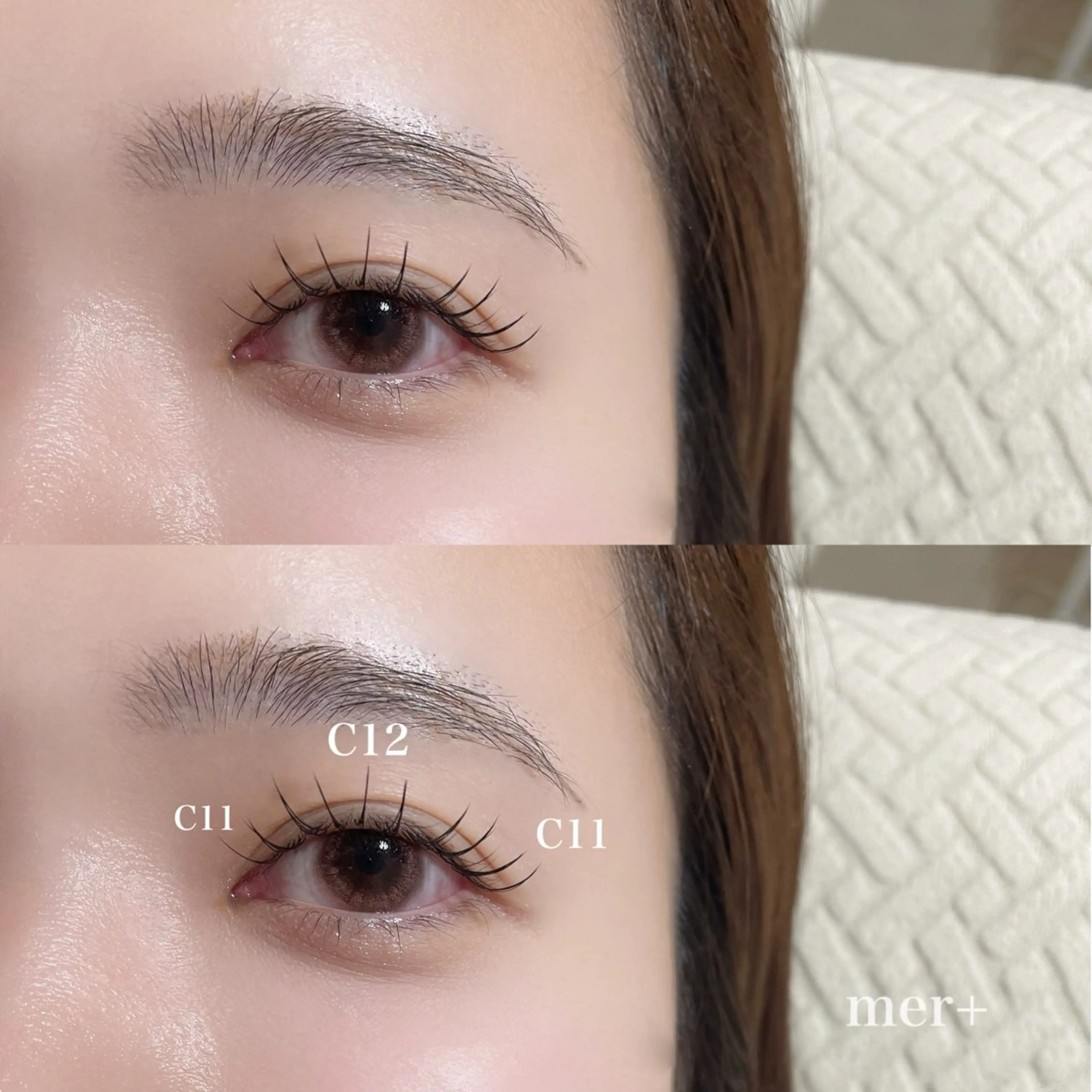 マツエク・マツパ ナチュラル マツエク mer【メル】 カナヅカのマツエク・マツパデザイン