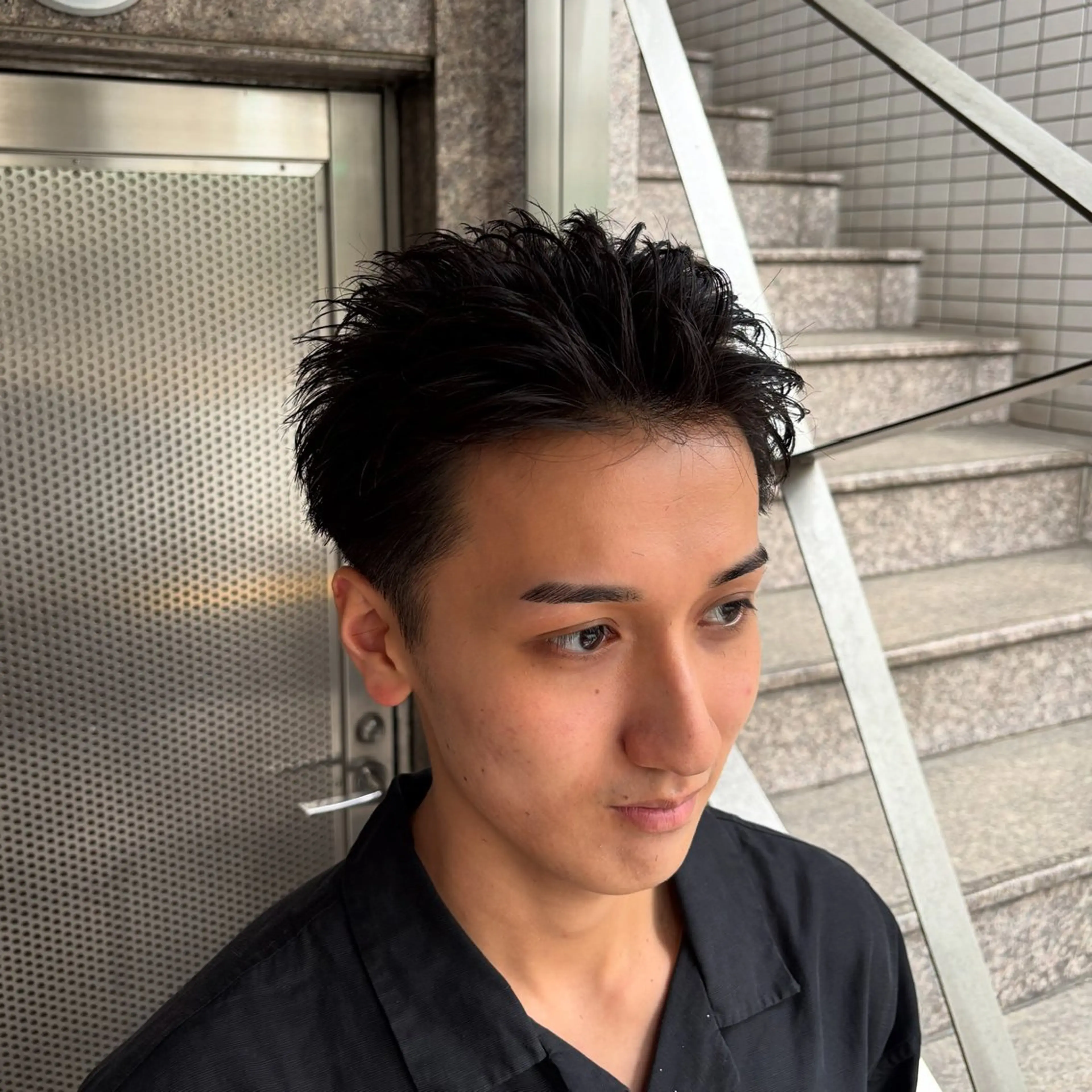 メンズ カット 山本 侑平のヘアスタイル