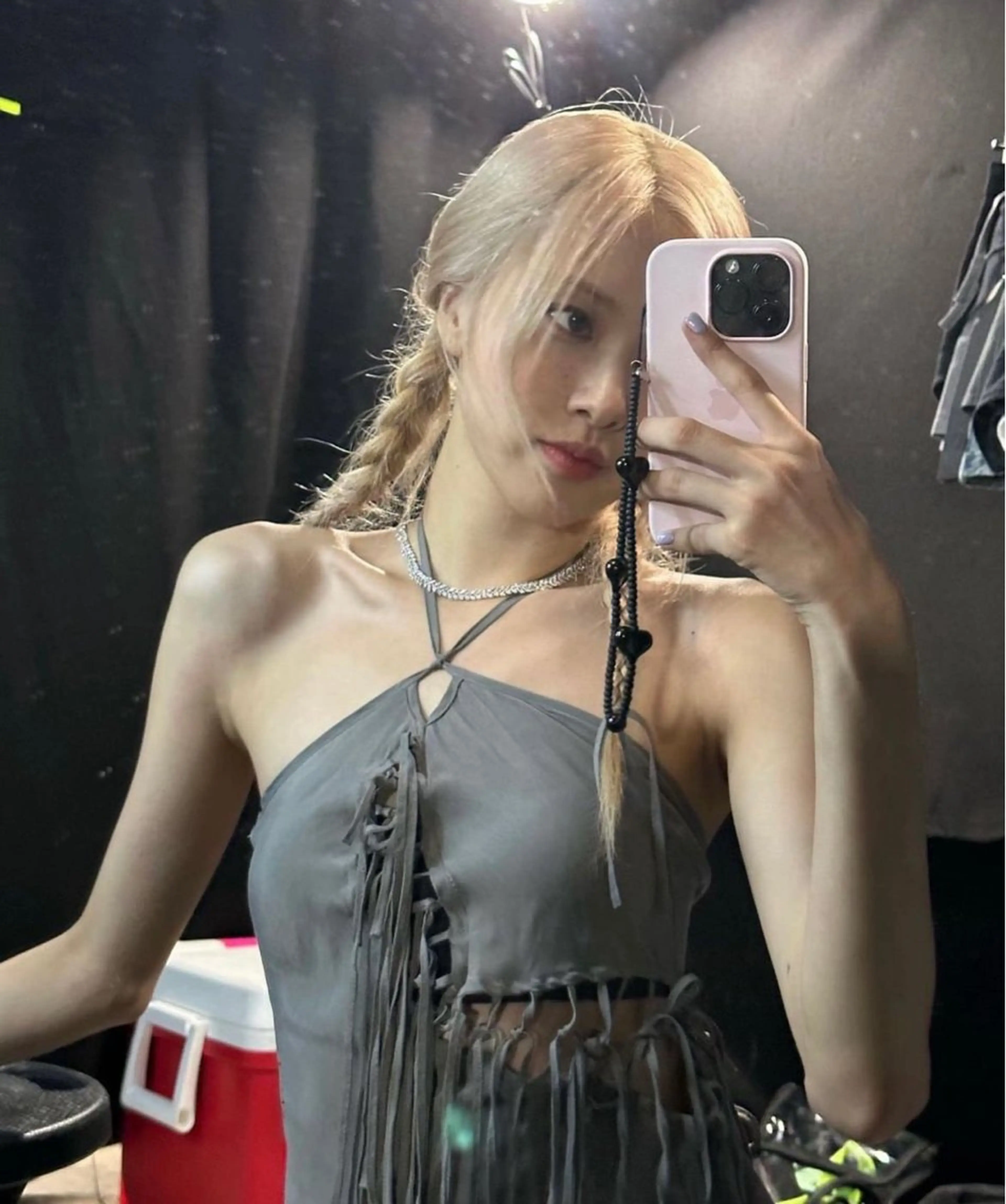 ロング ヘアカラー トリートメント Ria OSAKA　梅田所属・マリカ🦋韓国 ハイトーン/エクステのヘアスタイル