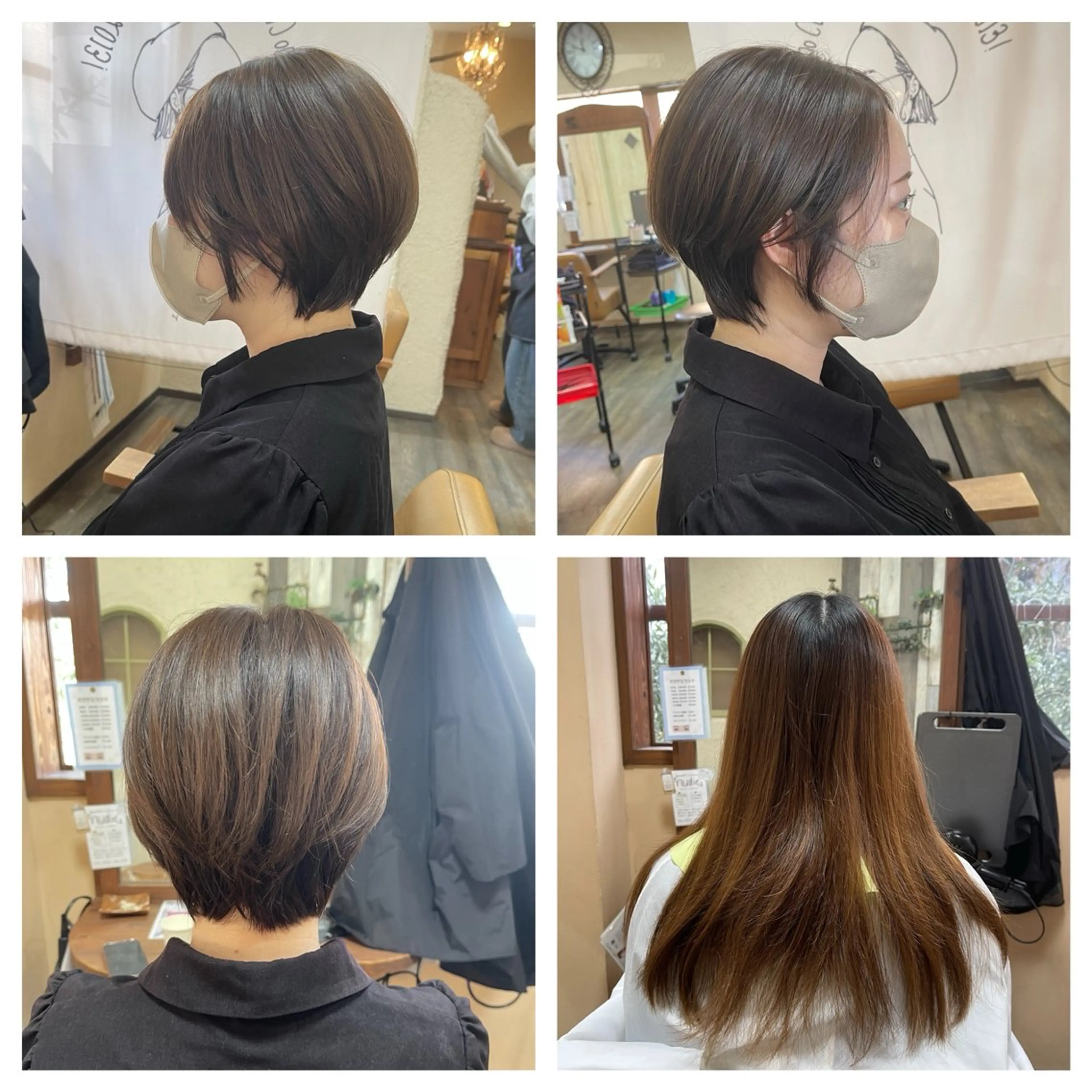 ショート ショートヘア 磧本 祐里恵のヘアスタイル