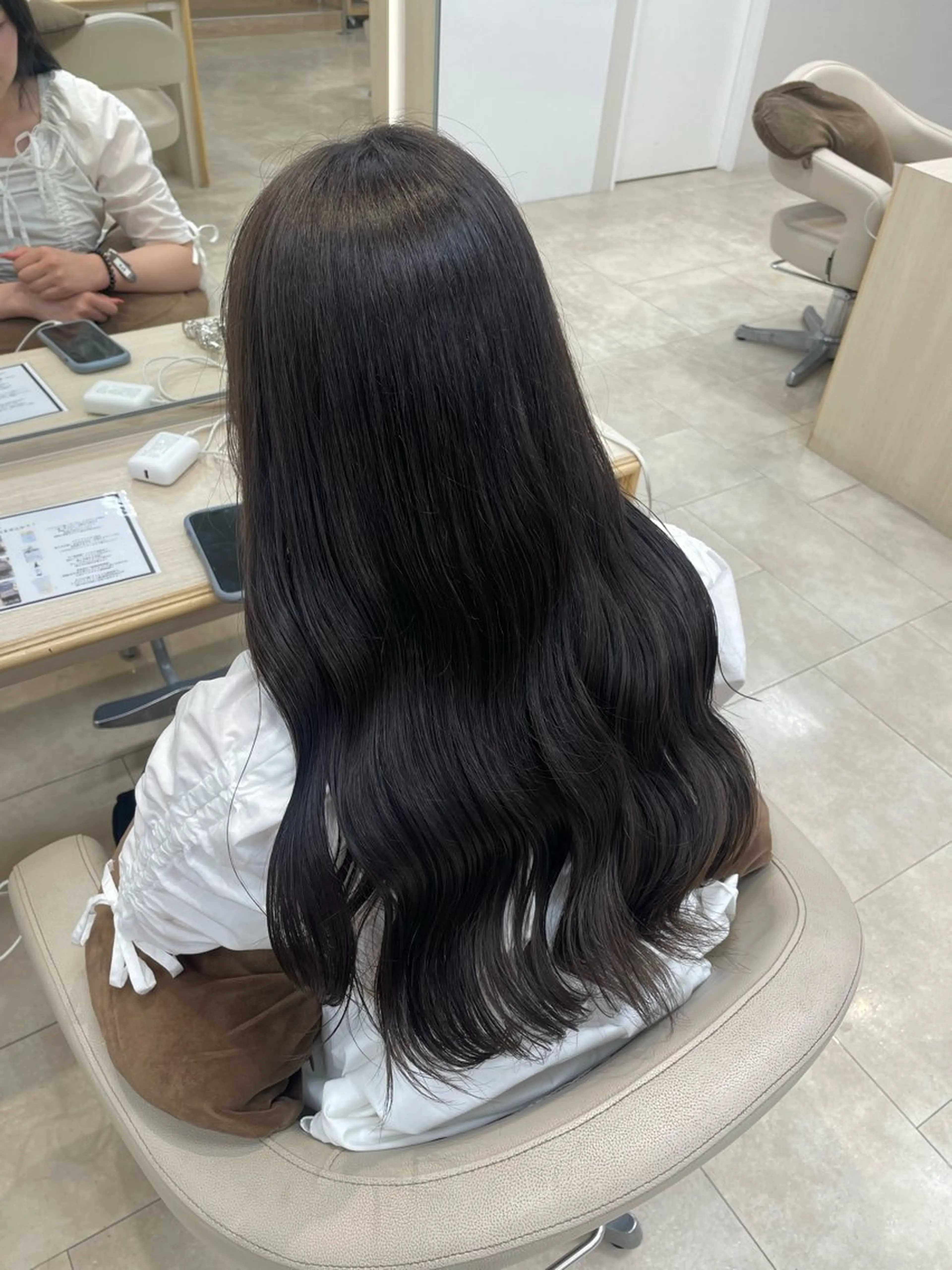 ロング カラー 透明感ワンカラー 🎀髪質改善/AOのヘアスタイル