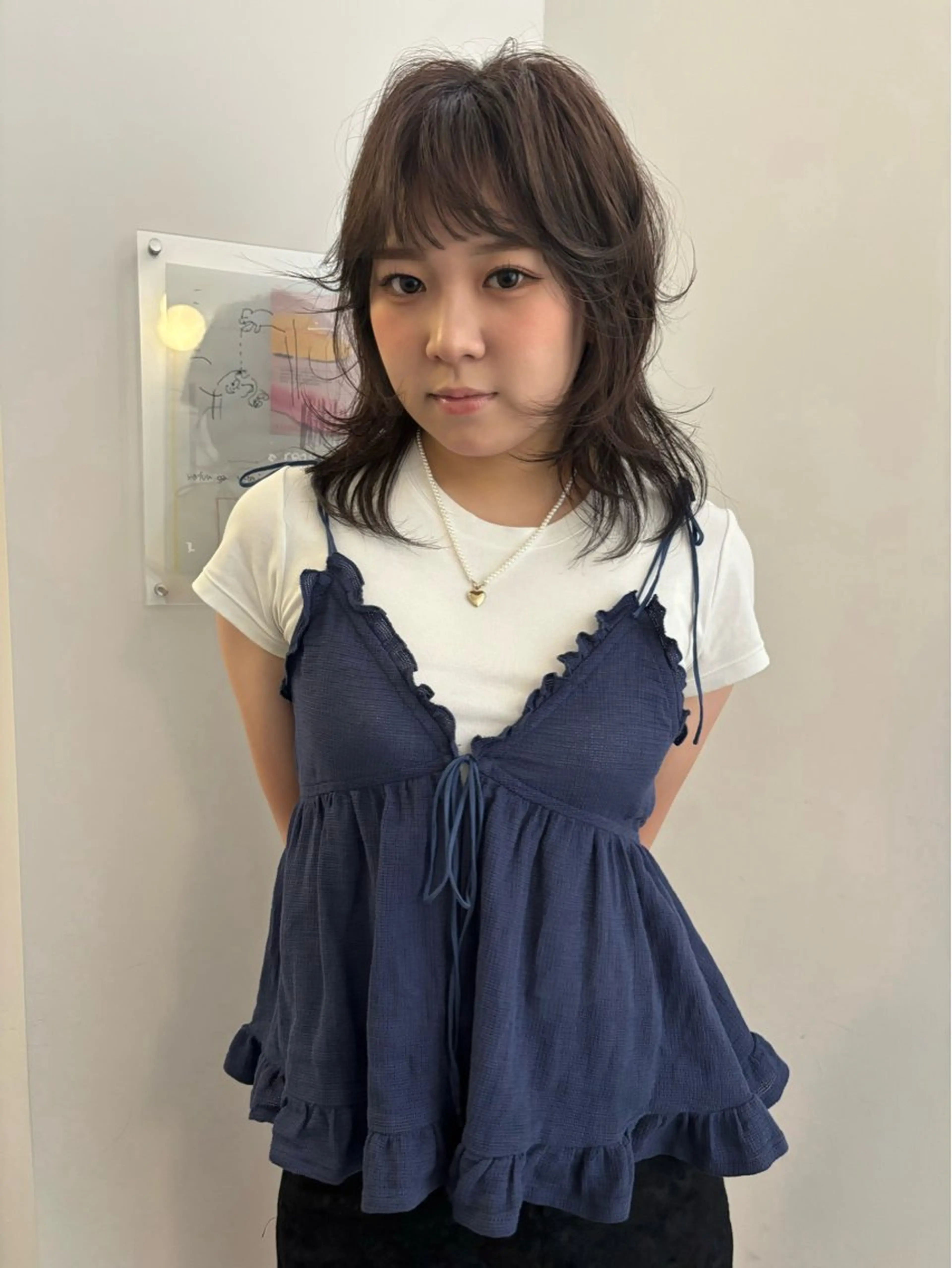 ミディアム ななみ/yew /カラーモデル募集中のヘアスタイル