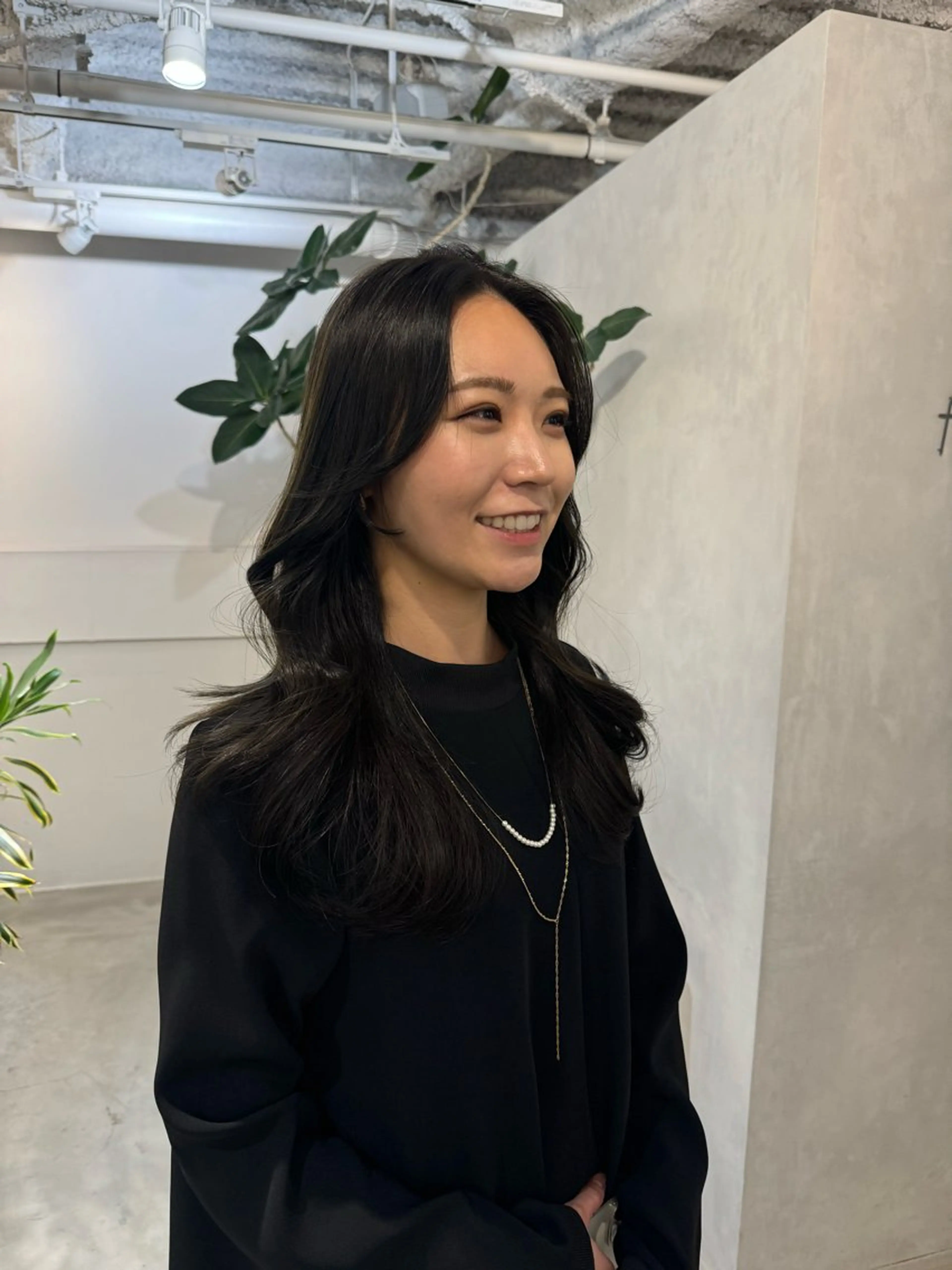 セミロング ヘアカラー トリートメント 顔周りcut・ご相談 ＝新宿しずく🇰🇷のヘアスタイル