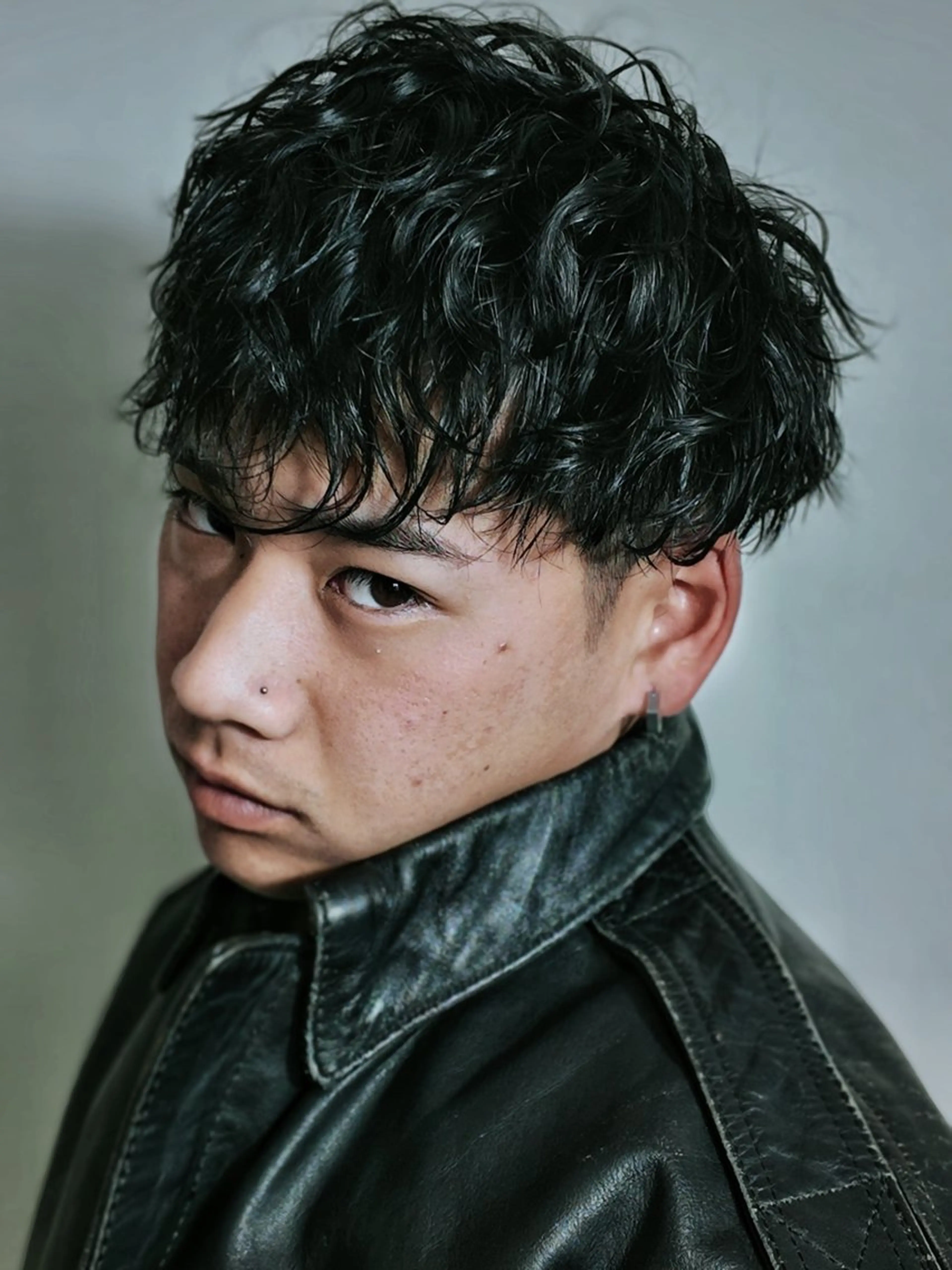 ショート パーマ メンズ SALOWIN名古屋Suite店所属・名古屋のメンズ特化 美容師/わたるのヘアスタイル