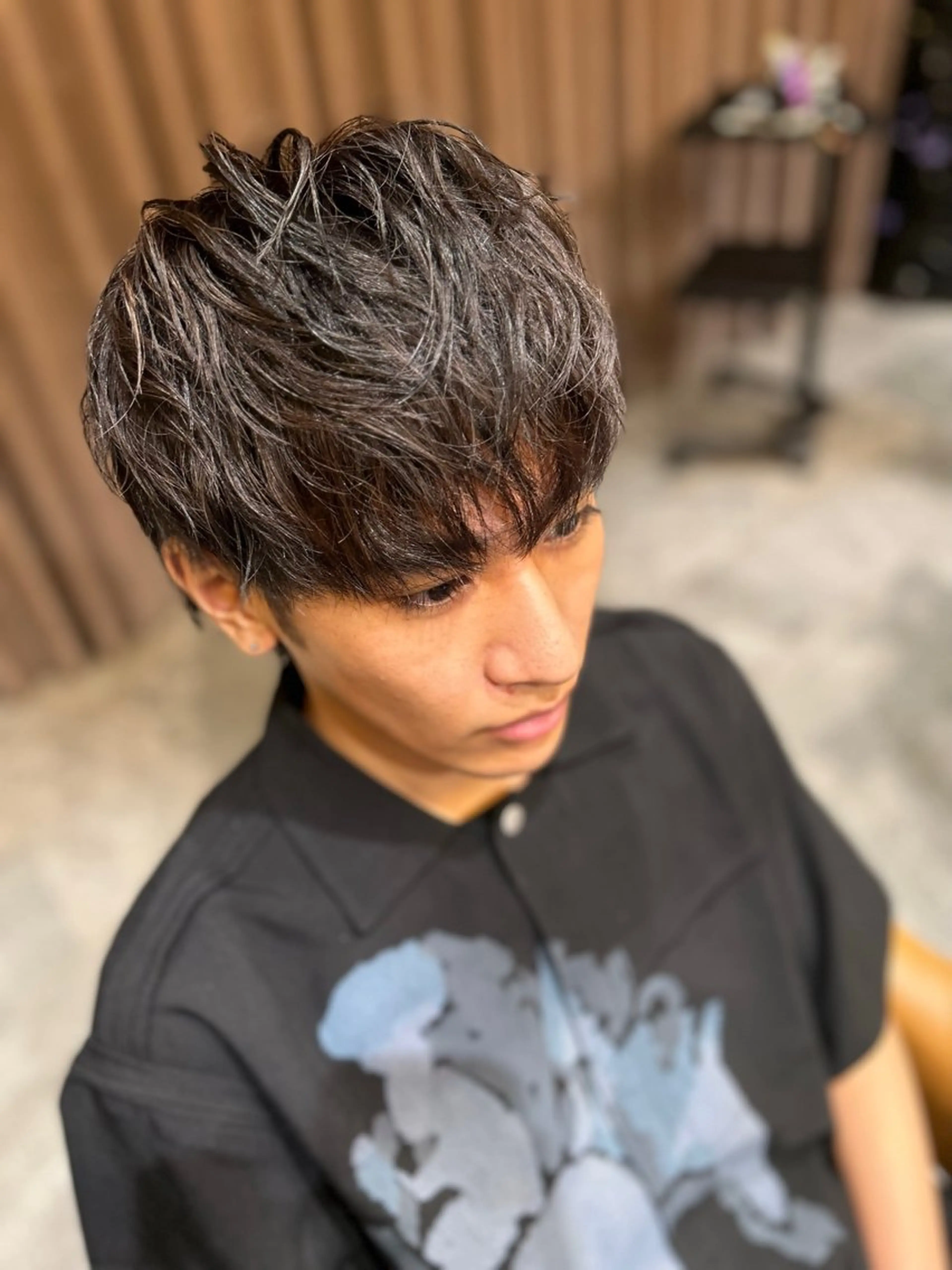 ショート メンズ マッシュ ショートヘア 鈴木 颯介のヘアスタイル