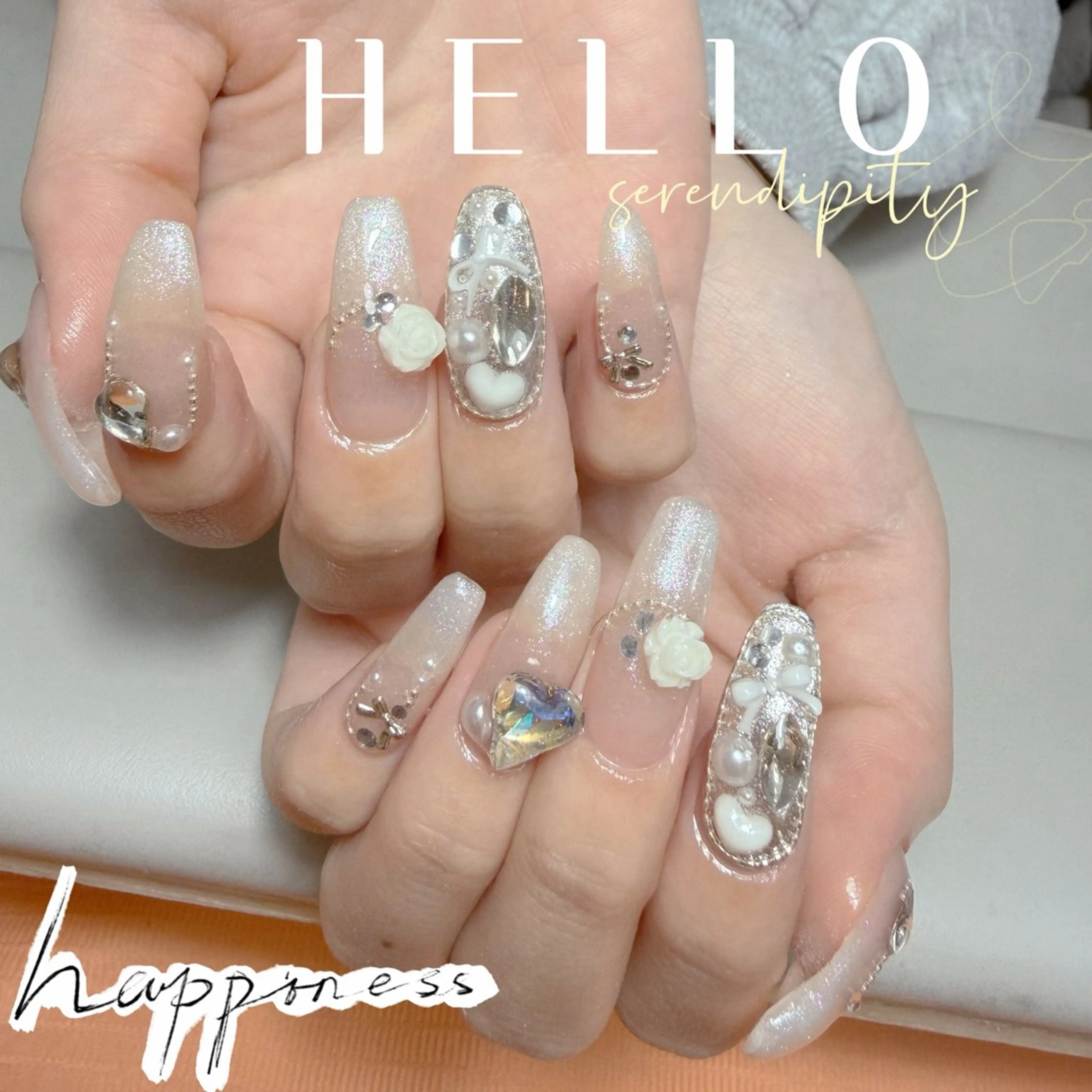 ネイル ハンドネイル AngelChris ビューティーサロン琳のネイルデザイン