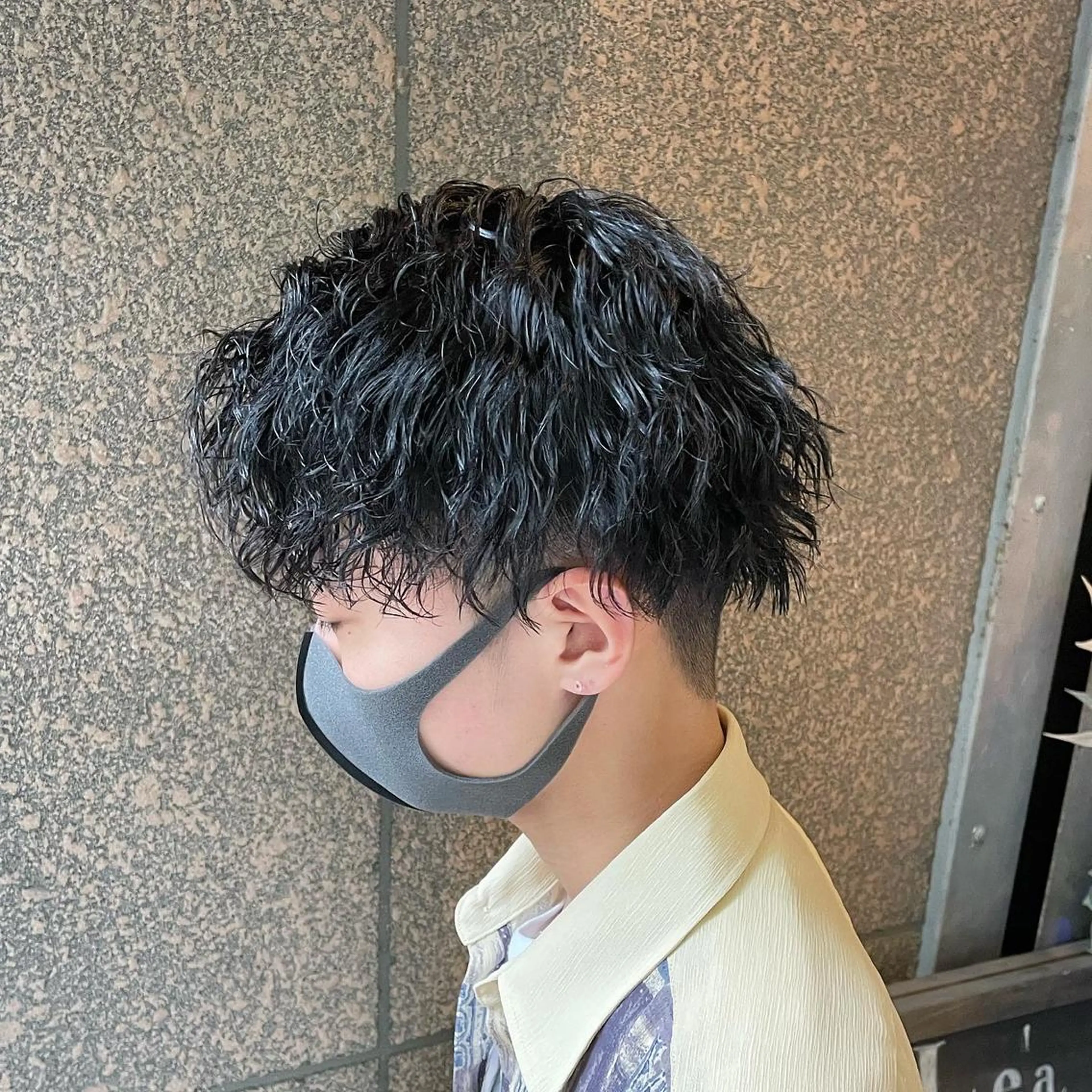 パーマ メンズ カット パーマ トリートメント Le'a所属・渋谷/フェード/ 國分 翔のヘアスタイル