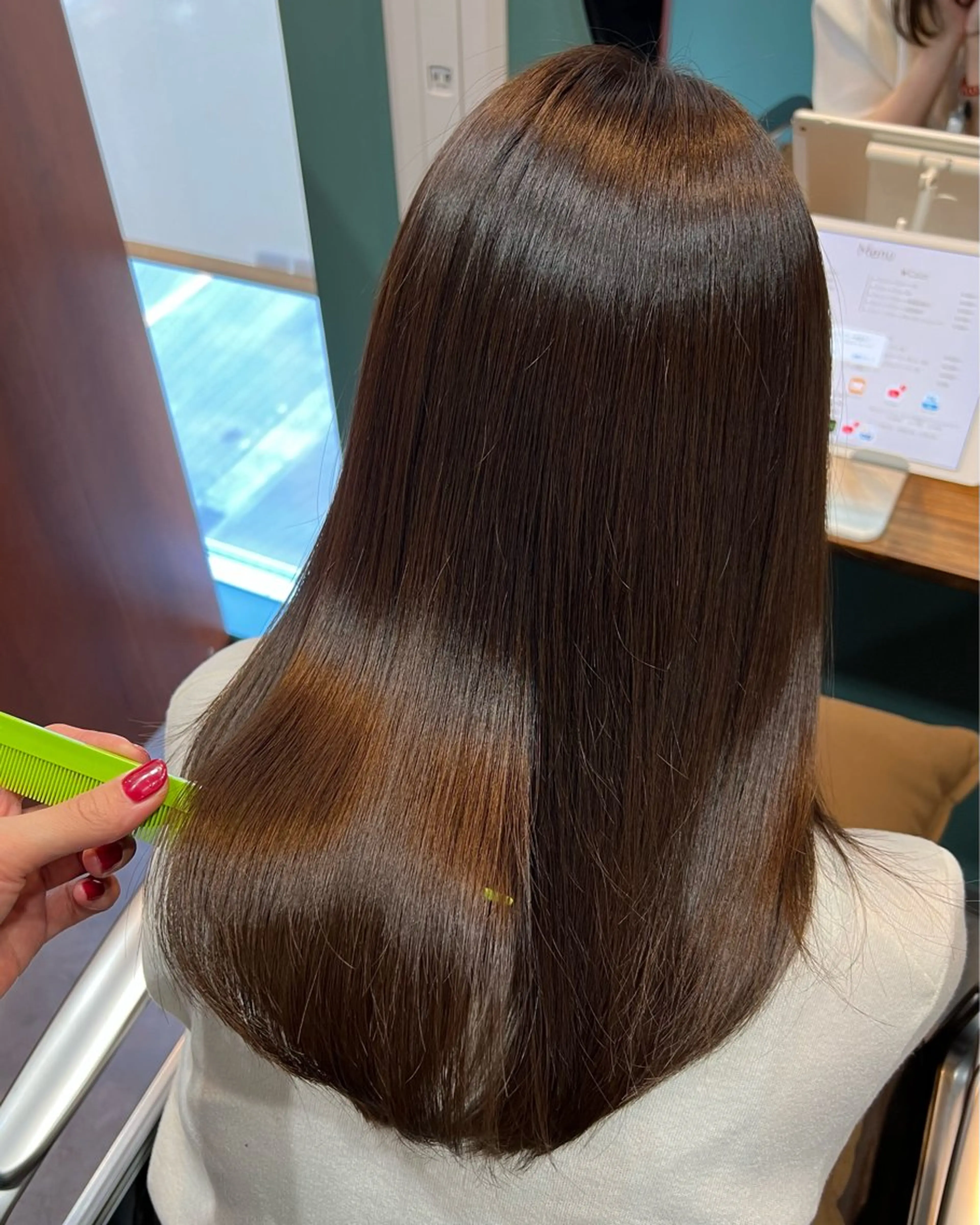 ロング ヘアカラー トリートメント studio HEAP 辻堂 髪質改善サロン所属・美髪矯正/髪質改善 🌼 原田 愛弓のヘアスタイル