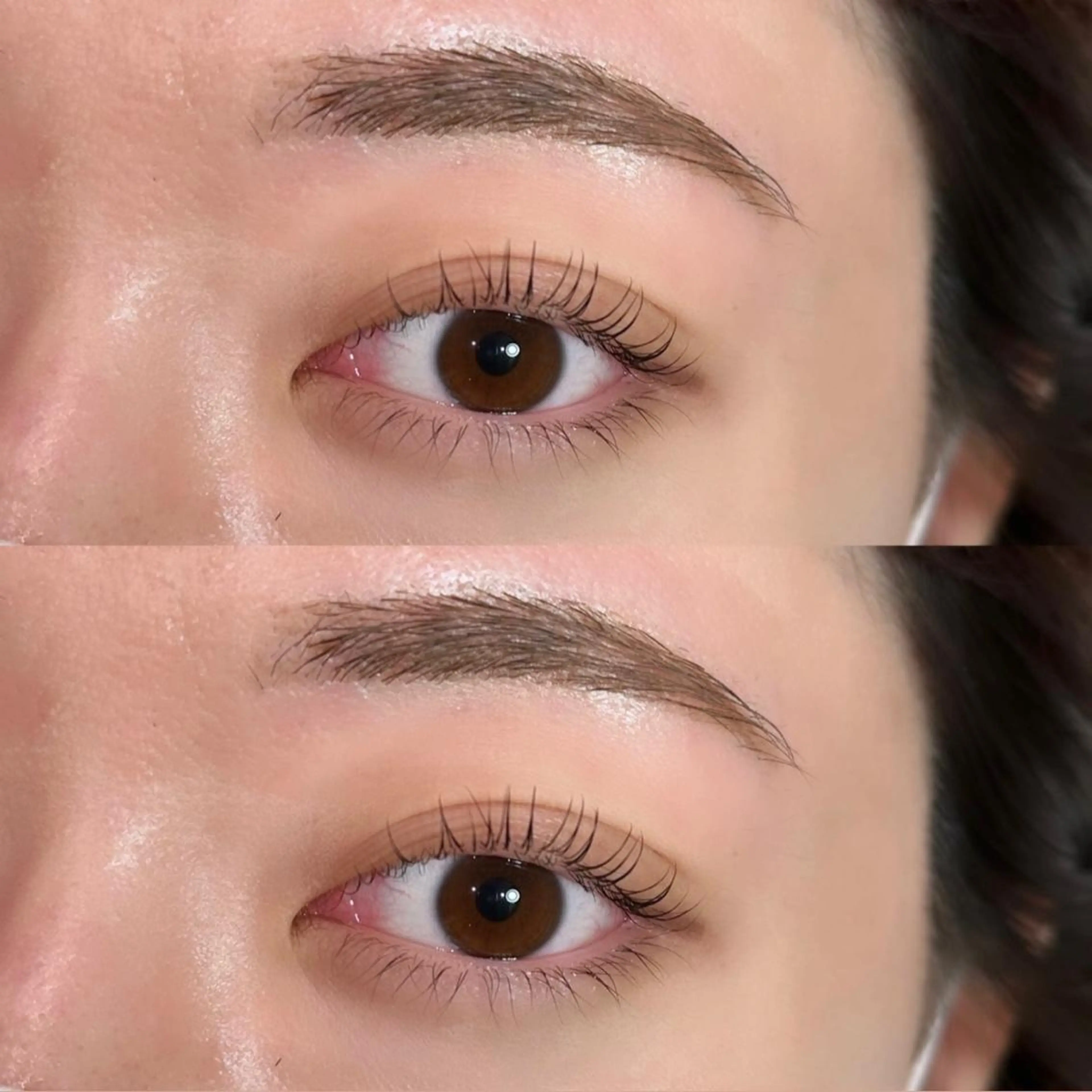 マツエク・マツパ アイブロウ 一重×まつ毛パーマ Mizuki🦋 Pinklagoonのマツエク・マツパデザイン