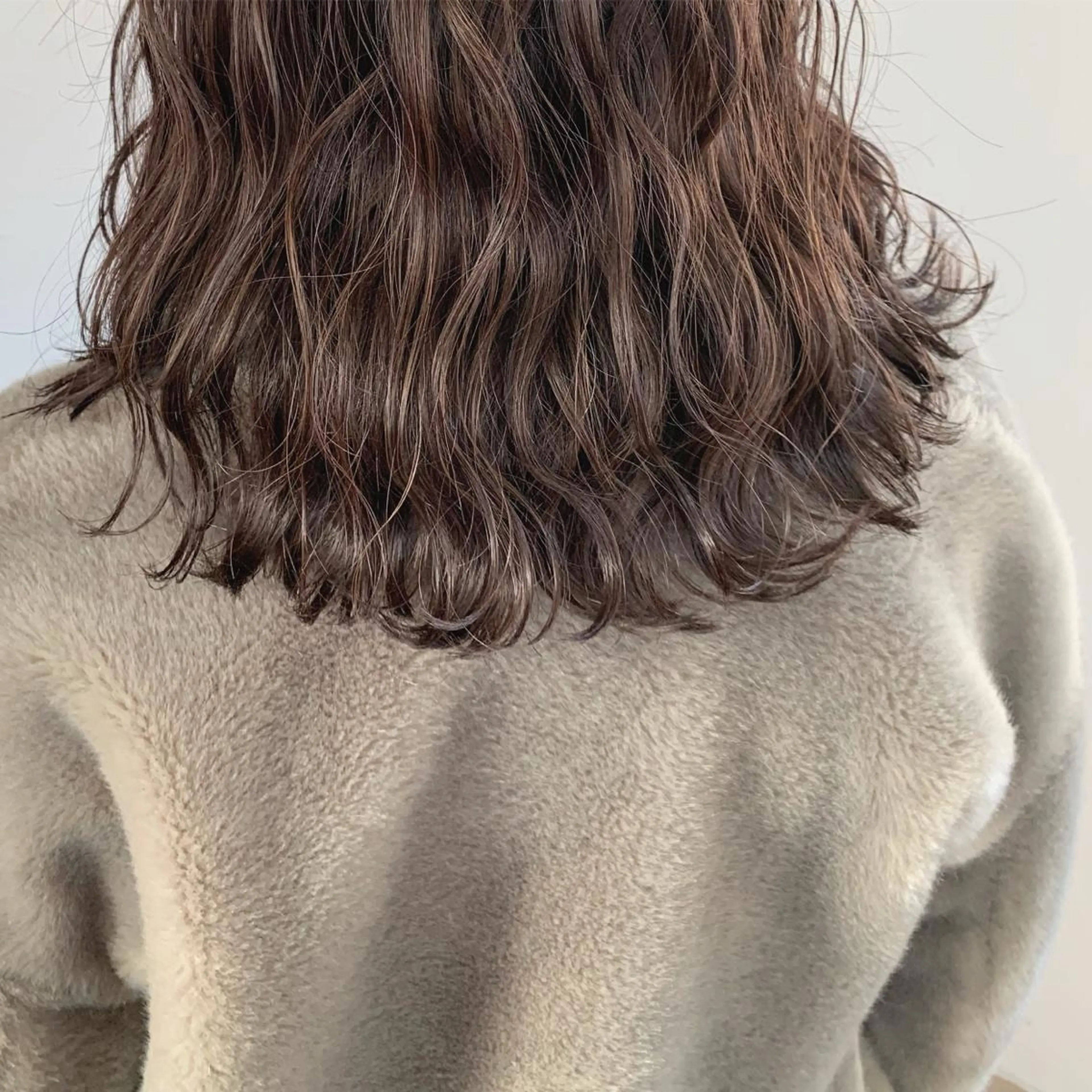 ミディアム パーマ 🌙FLYCKA ☀️縮毛矯正のヘアスタイル