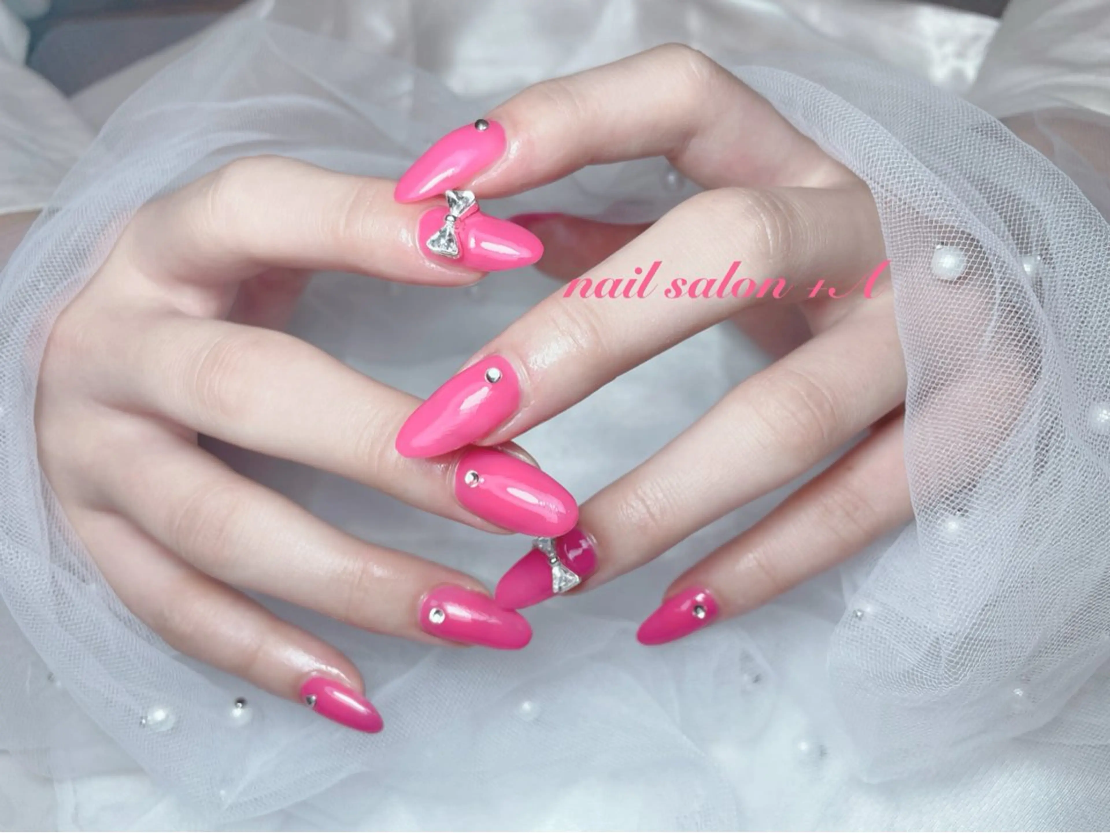 セミロング ハンドネイル nail salon +A所属・Nail Salon +Aのネイルデザイン