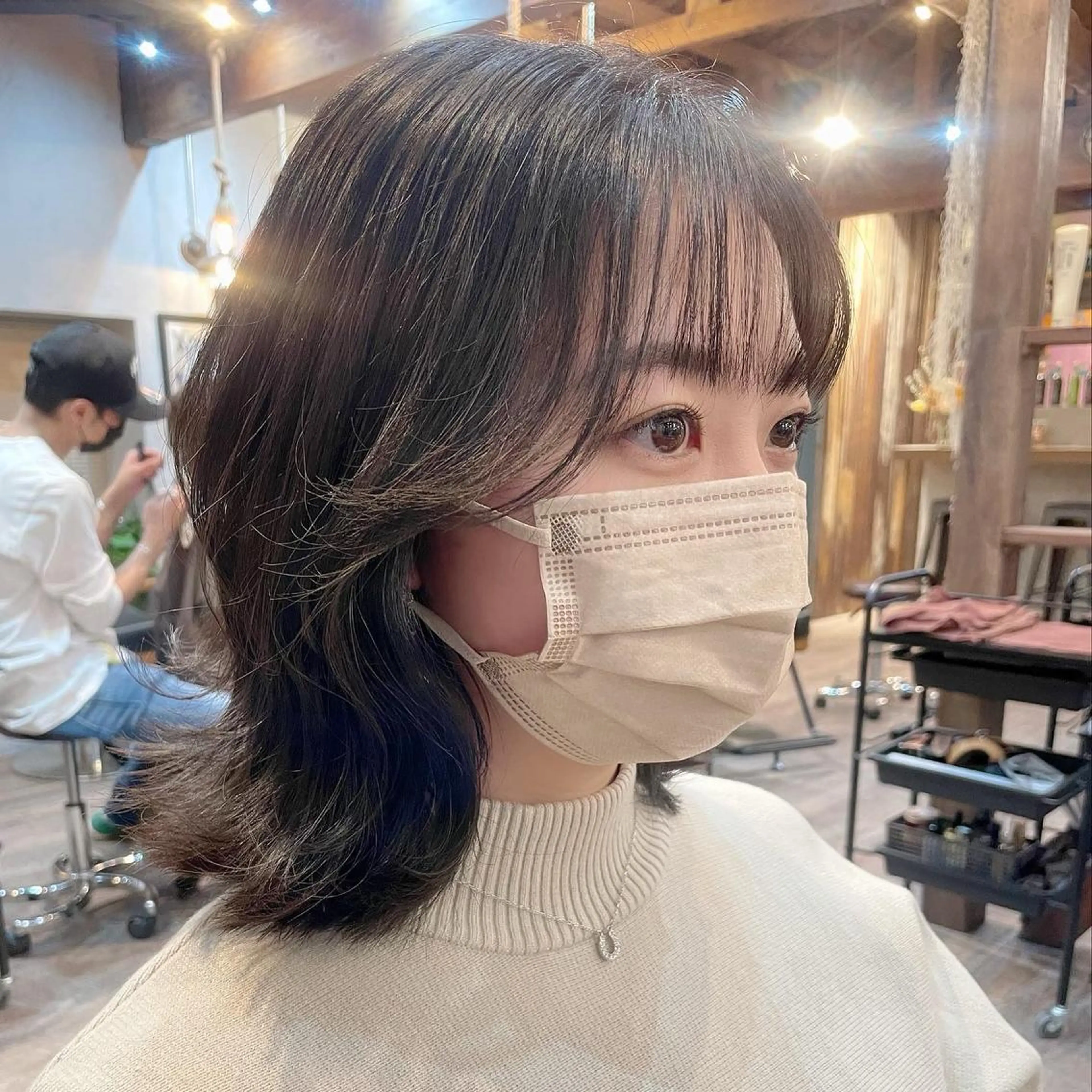 ショート カラー 顔周りカット× 髪質改善【リョウ】のヘアスタイル