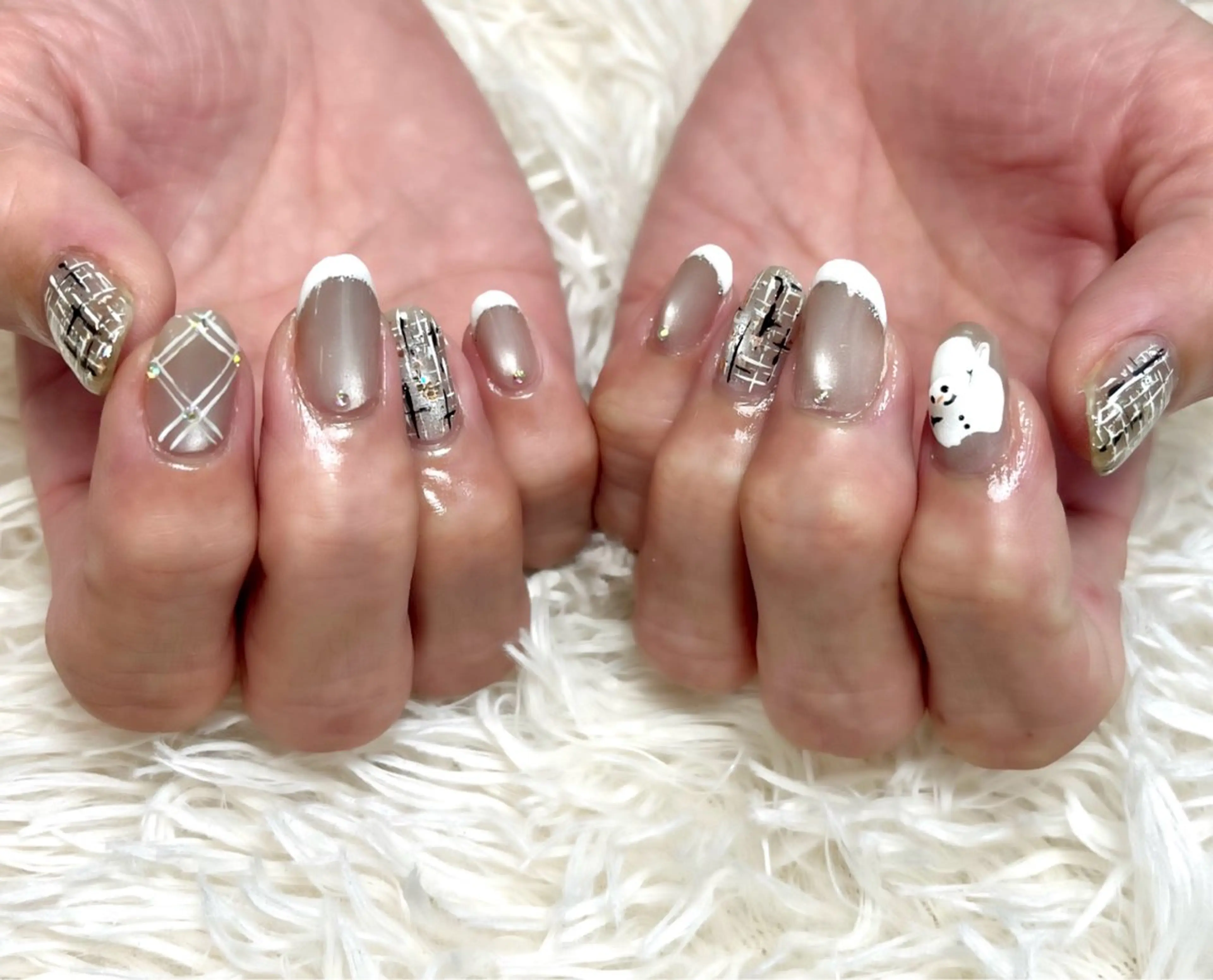 ネイル ハンドネイル 島田 亜紀のネイルデザイン