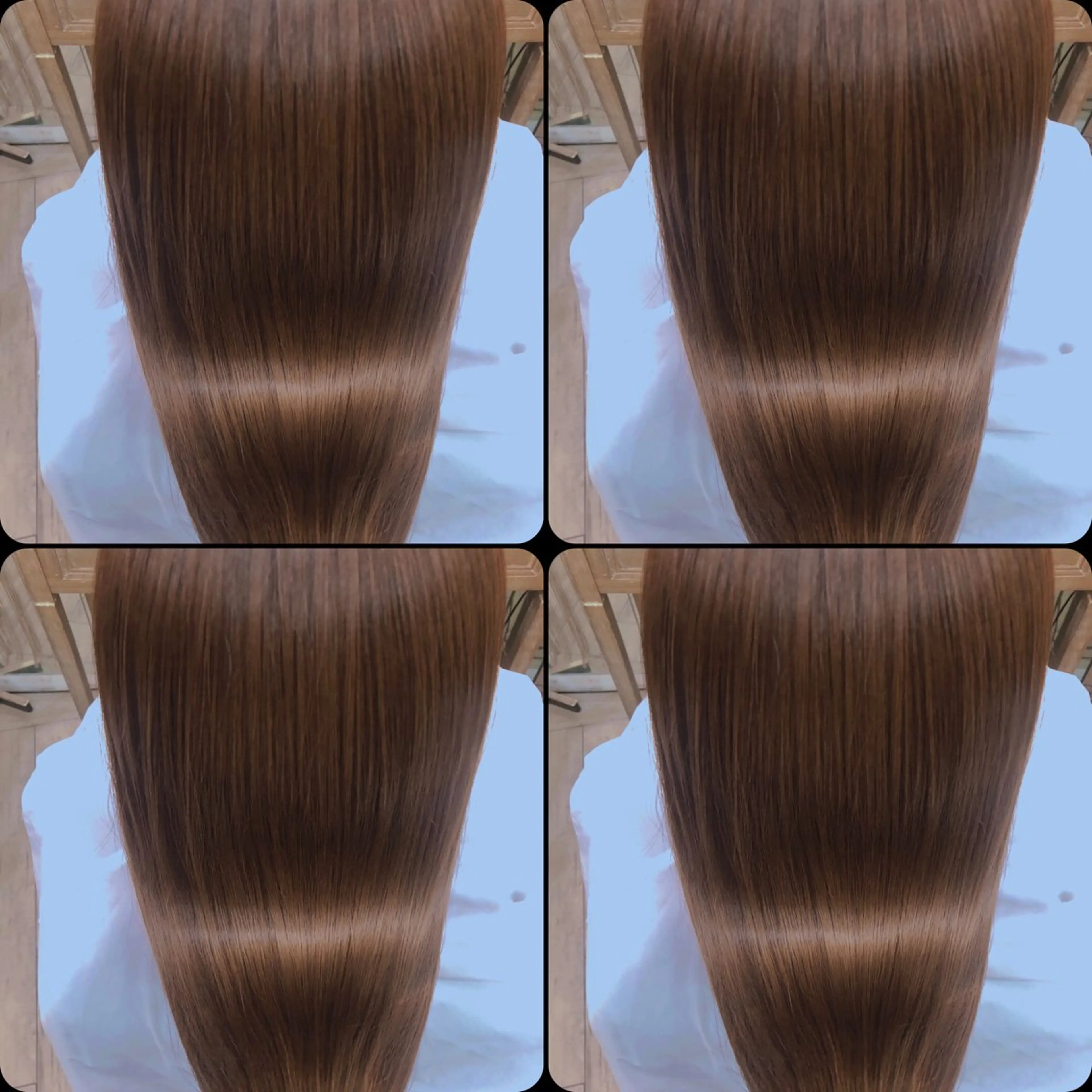 セミロング ❤︎大人シック ベージュrihoのヘアスタイル