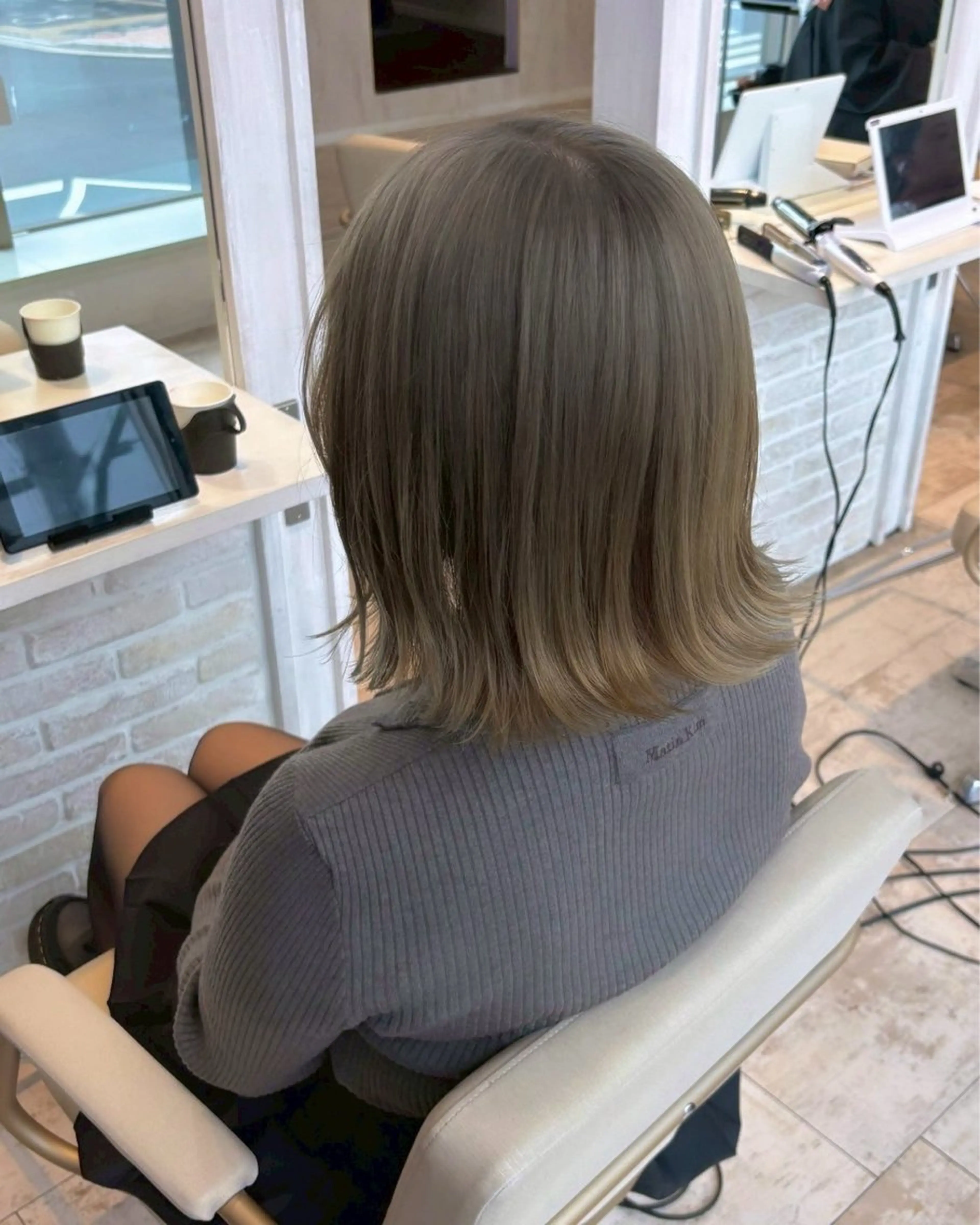 カラー ブリーチ ブリーチなしカラー 📍JR奈良/ ブリーチ/佐藤有哉のヘアスタイル