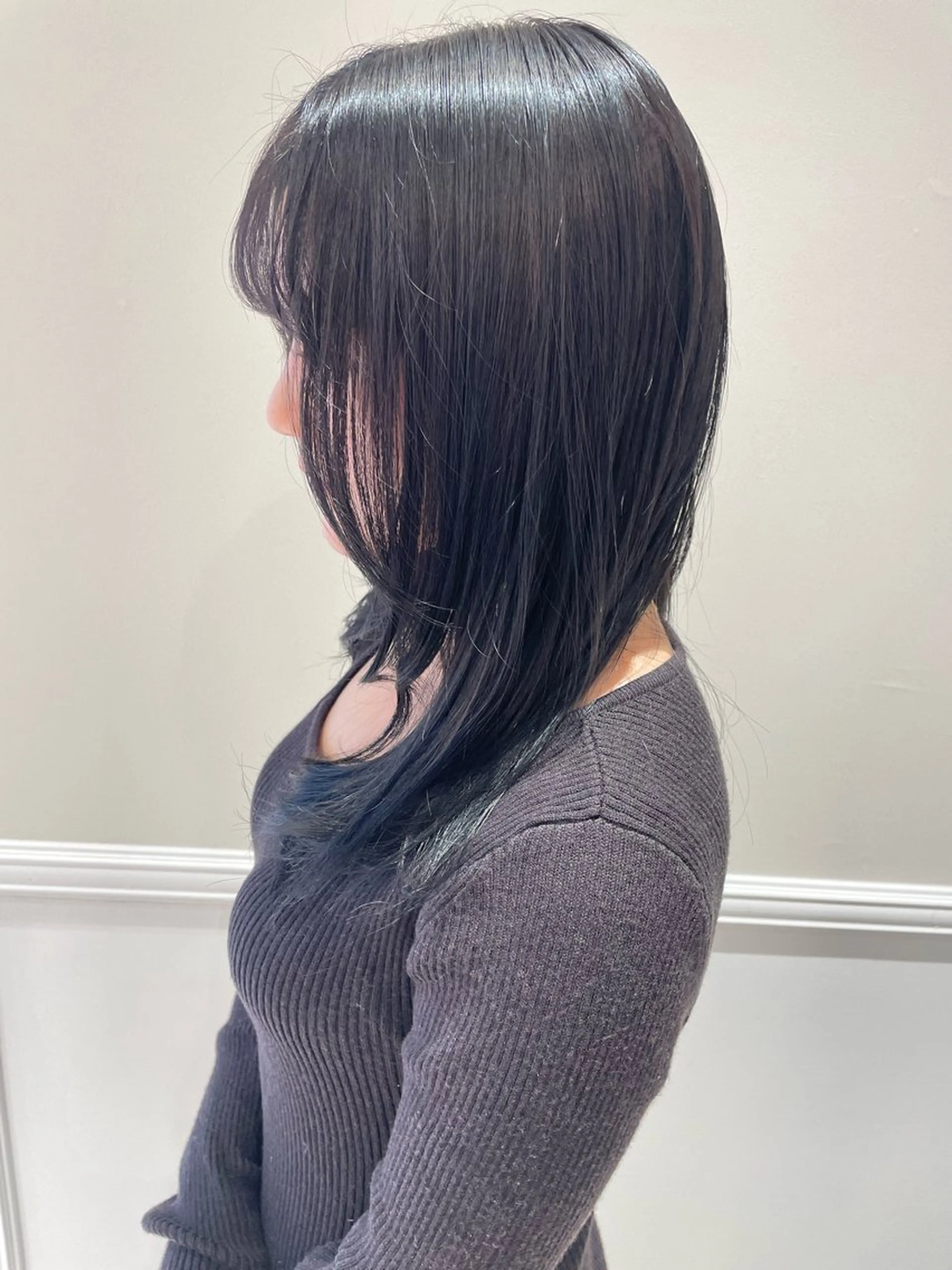 ミディアム blanc hair 西中島MASARUのヘアスタイル