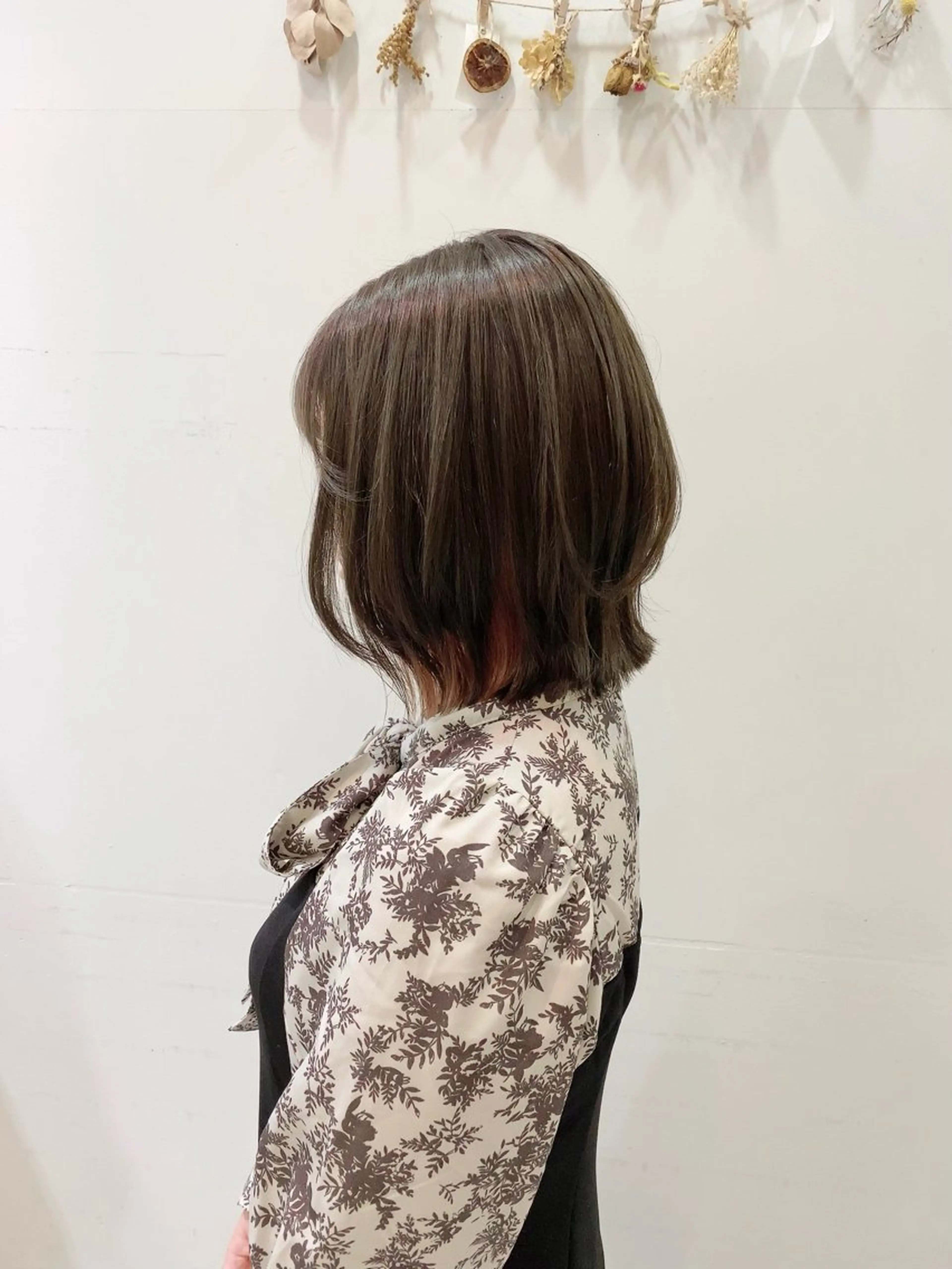 ミディアム カラー ノーブル美容室イオン高橋店所属・鈴木 純子のヘアスタイル