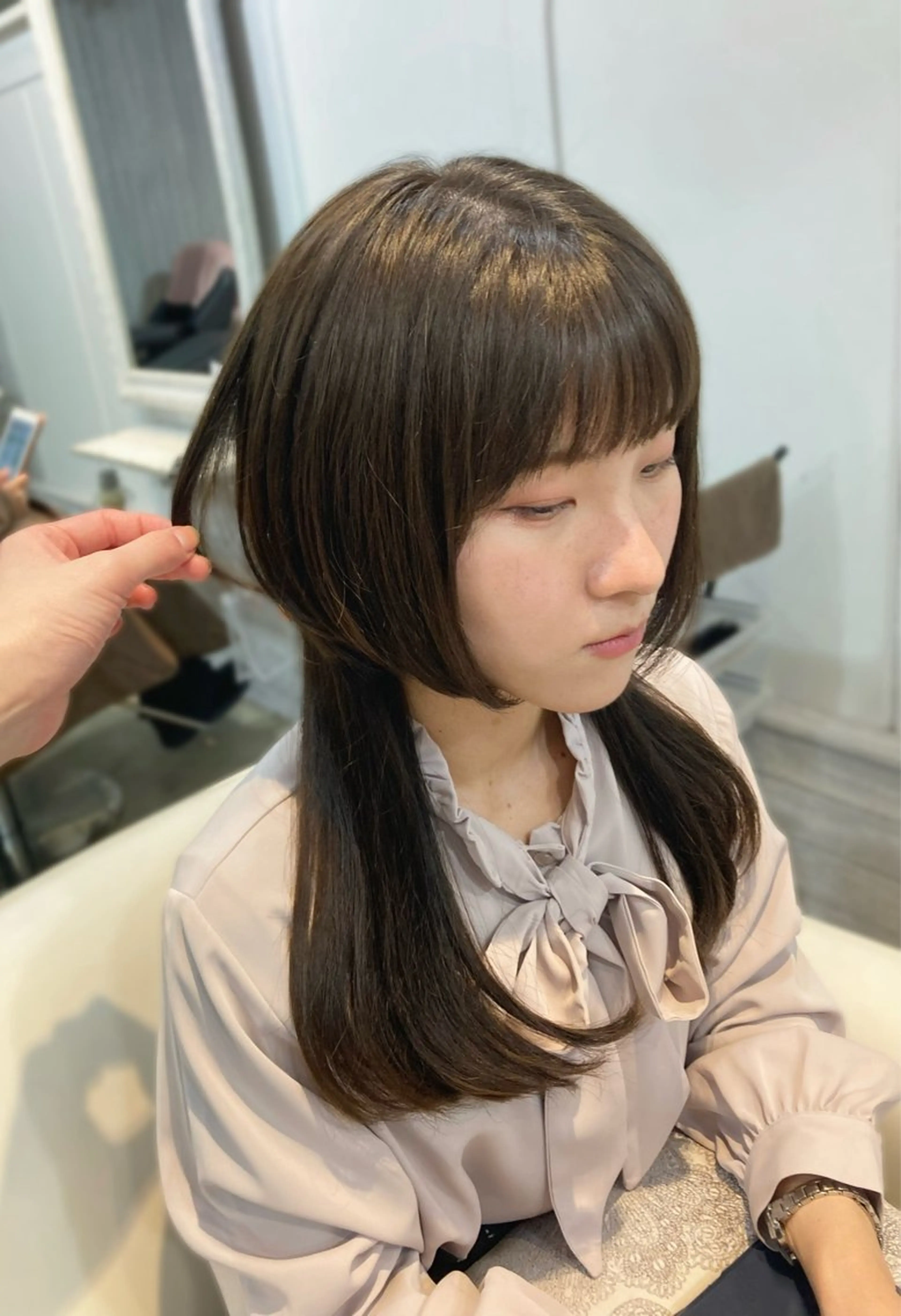 ロング ショートヘア/ボブ/ レイヤー/佐藤　葵のヘアスタイル