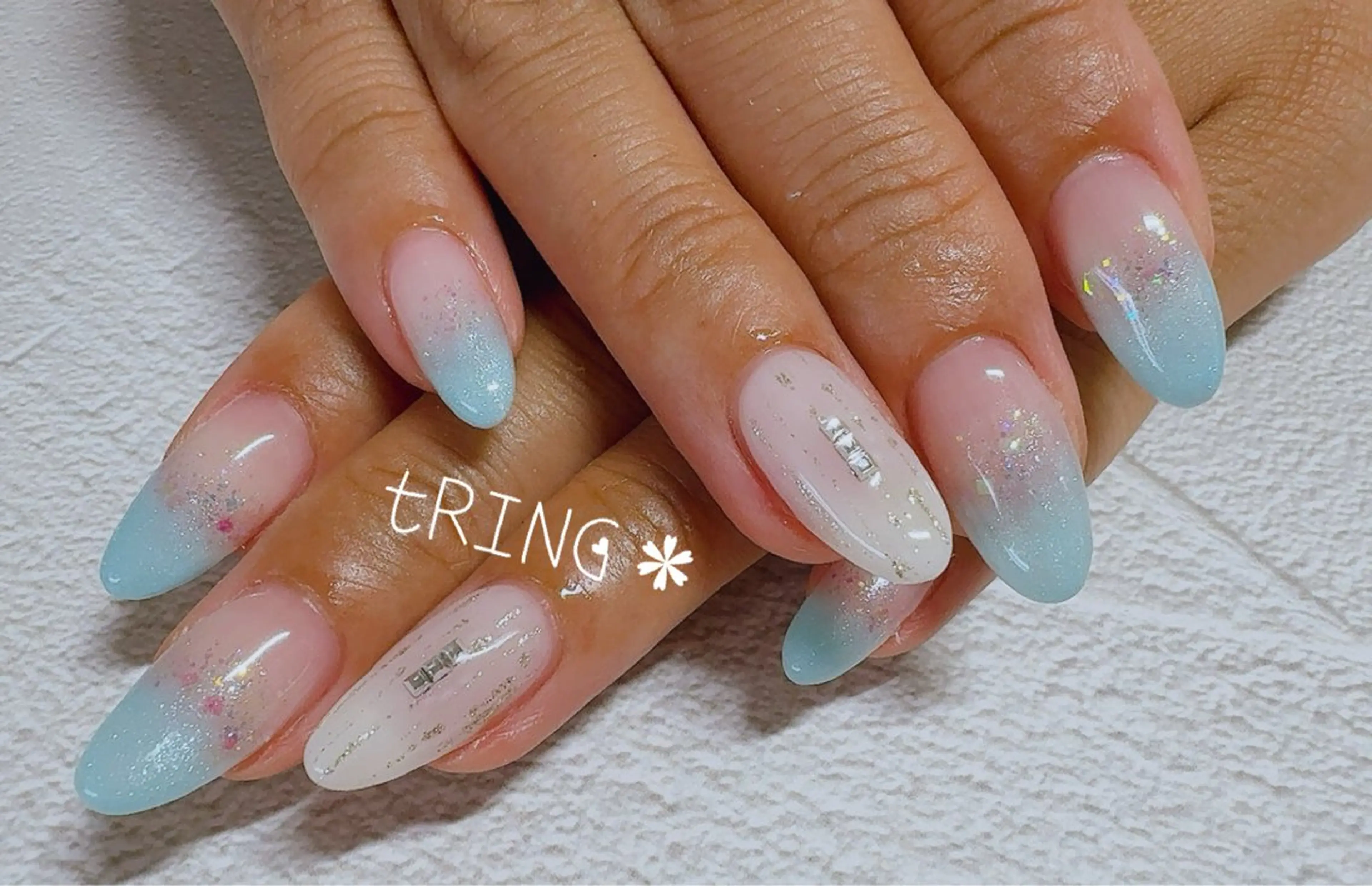 ネイル ハンドネイル tRING＊ しいの木台のネイルデザイン