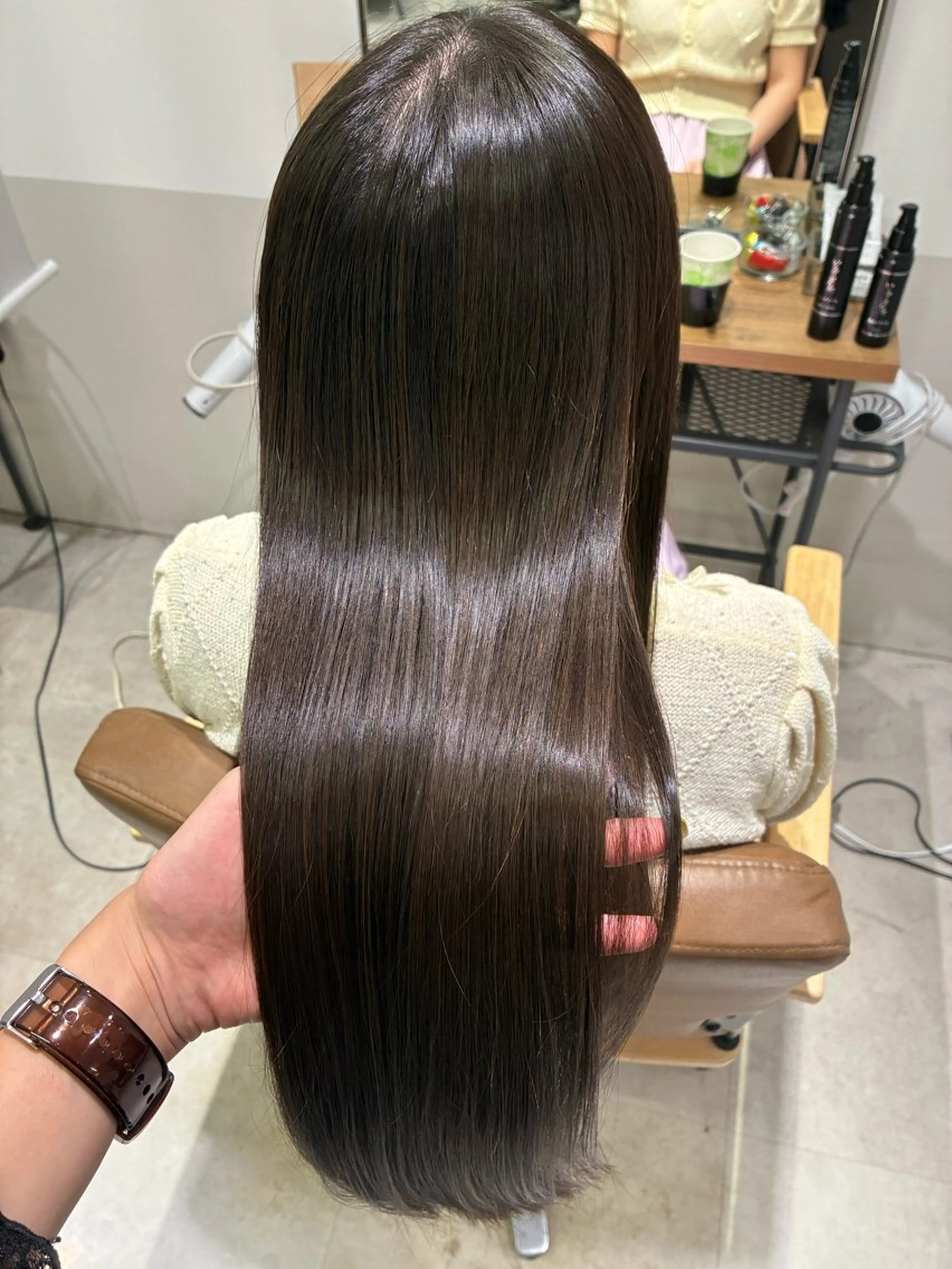 【ダメージケア✨】髪質改善ストレート+内部補修ケアの写真