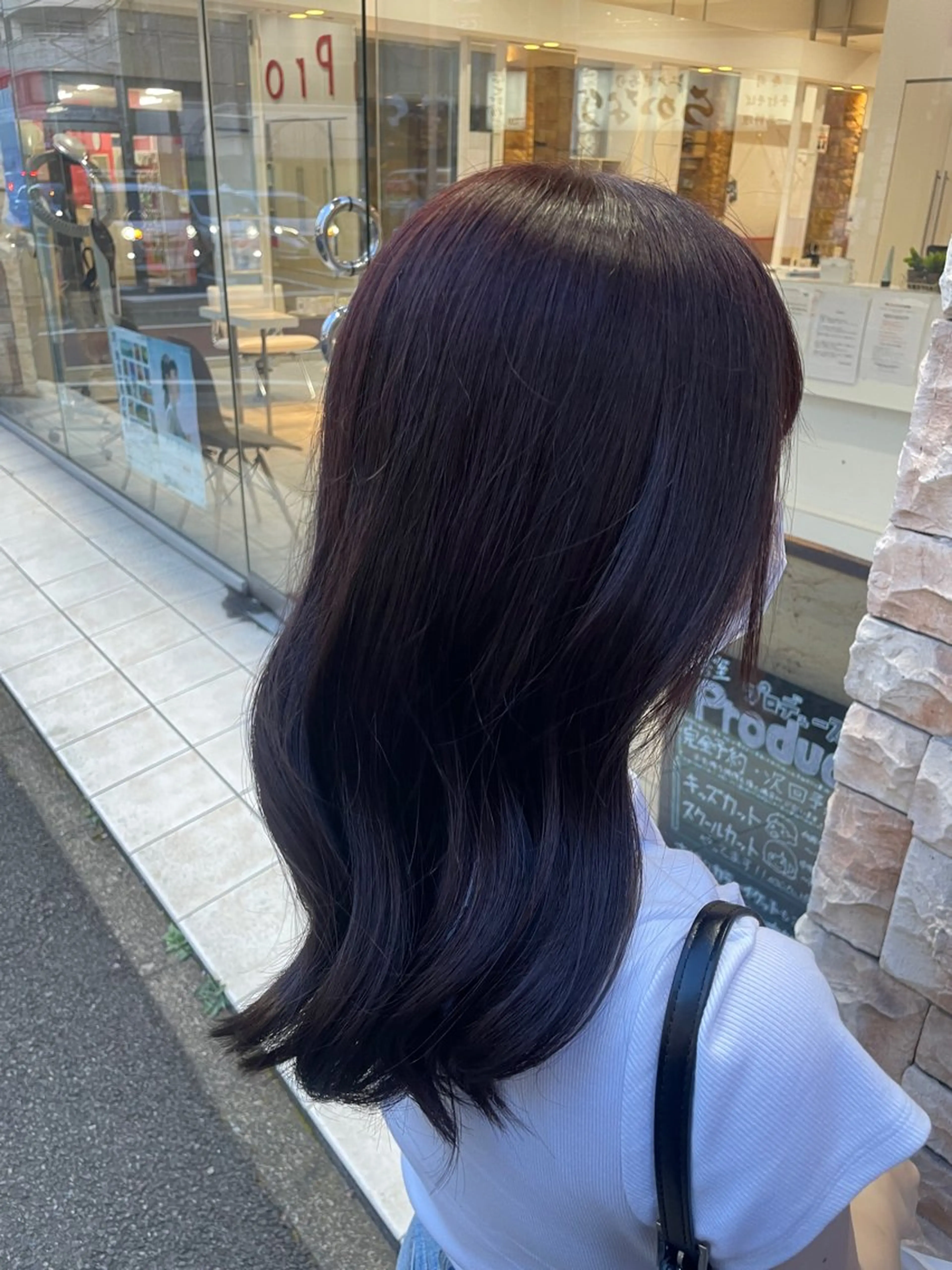 ミディアム カラー ヘアカラー トリートメント ブリーチ/ヘアセット 【𝙍𝙞𝙣𝙤】のヘアスタイル