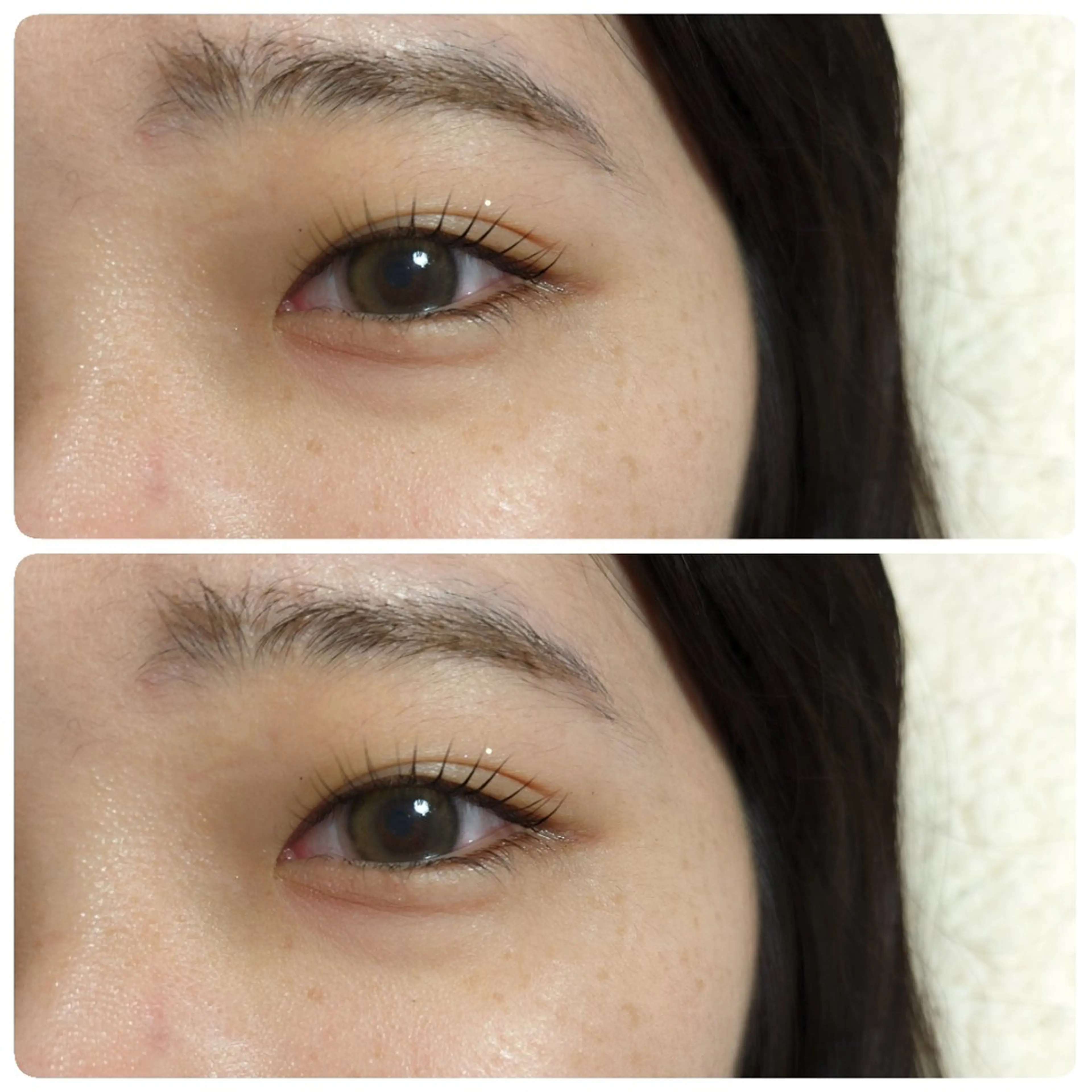 《練習モデル》上下まつ毛パーマの写真