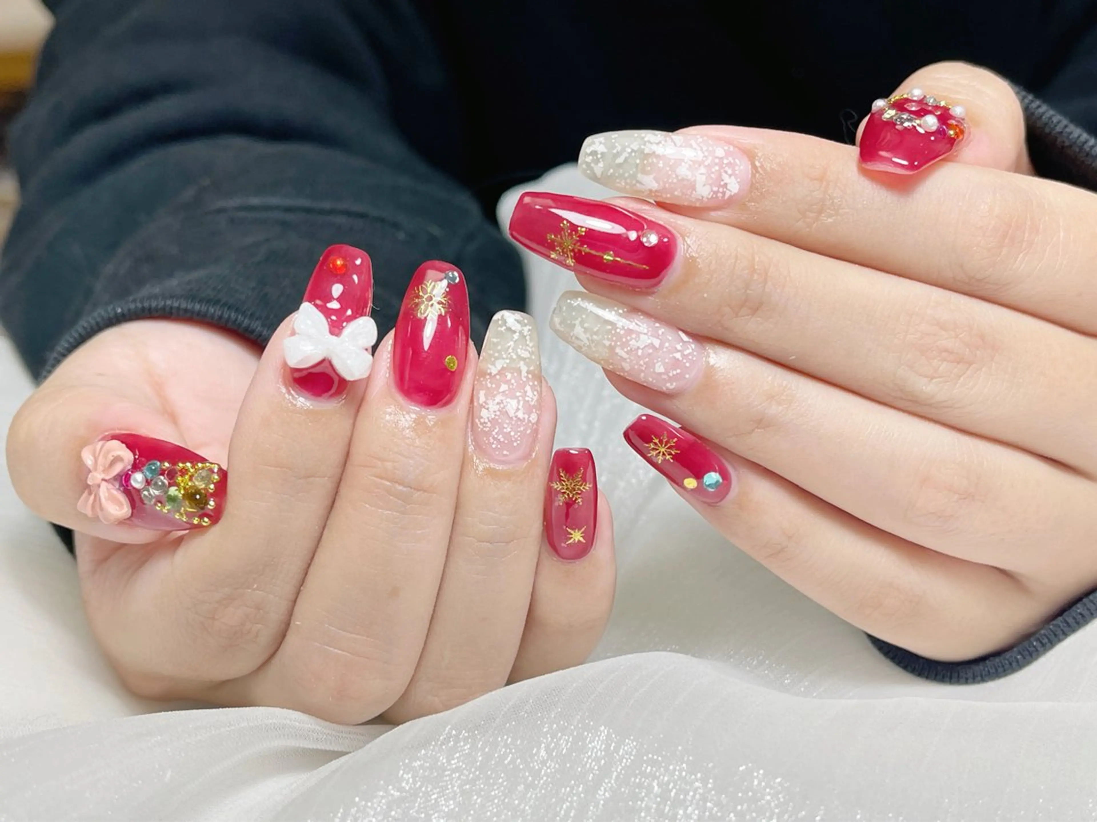 ネイル ハンドネイル 🎀ネイルサロン エクラYUI🎀のネイルデザイン