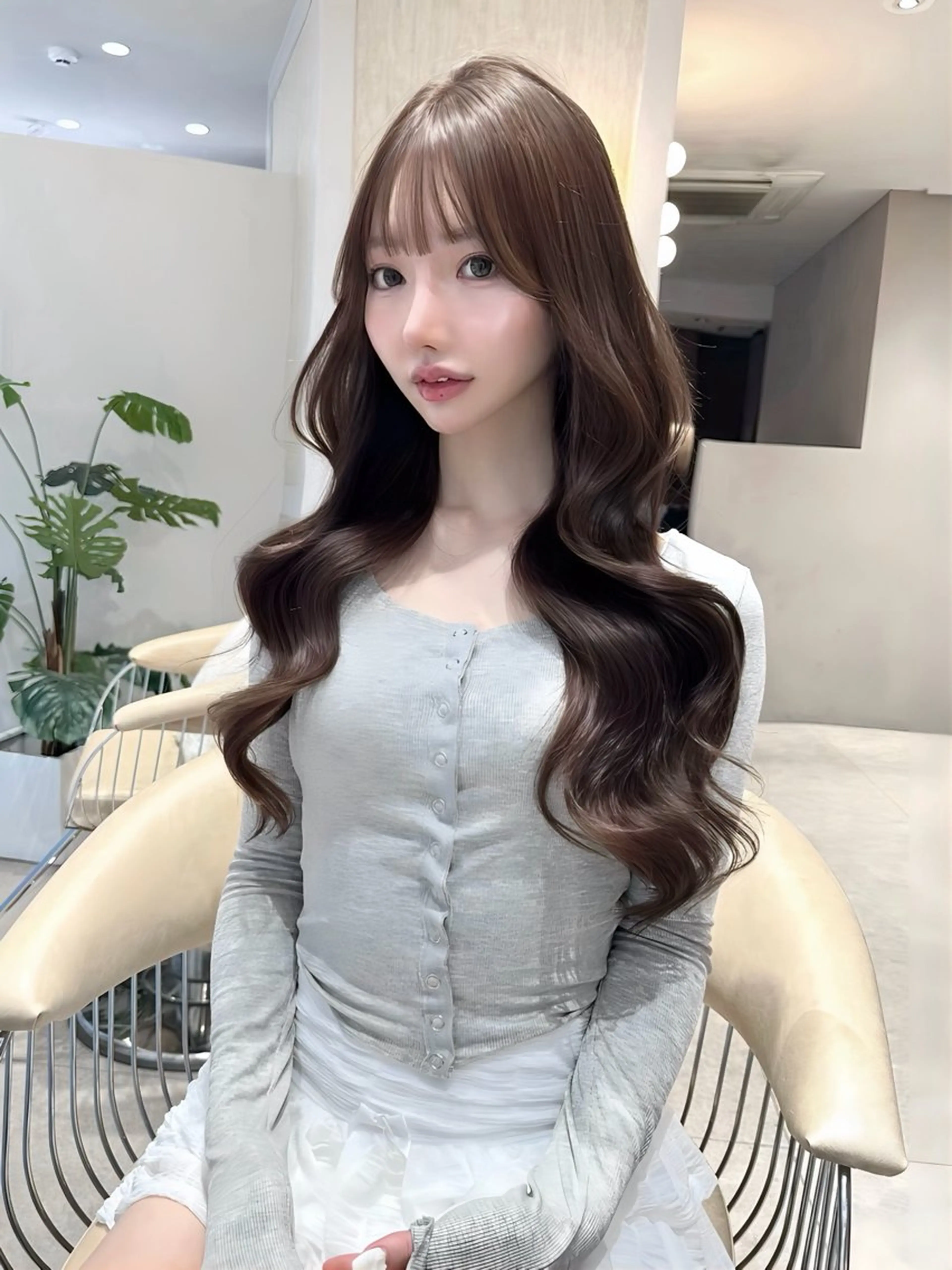 ロング カラー ♡Yoshino♡ 色っぽトレンドヘアのヘアスタイル