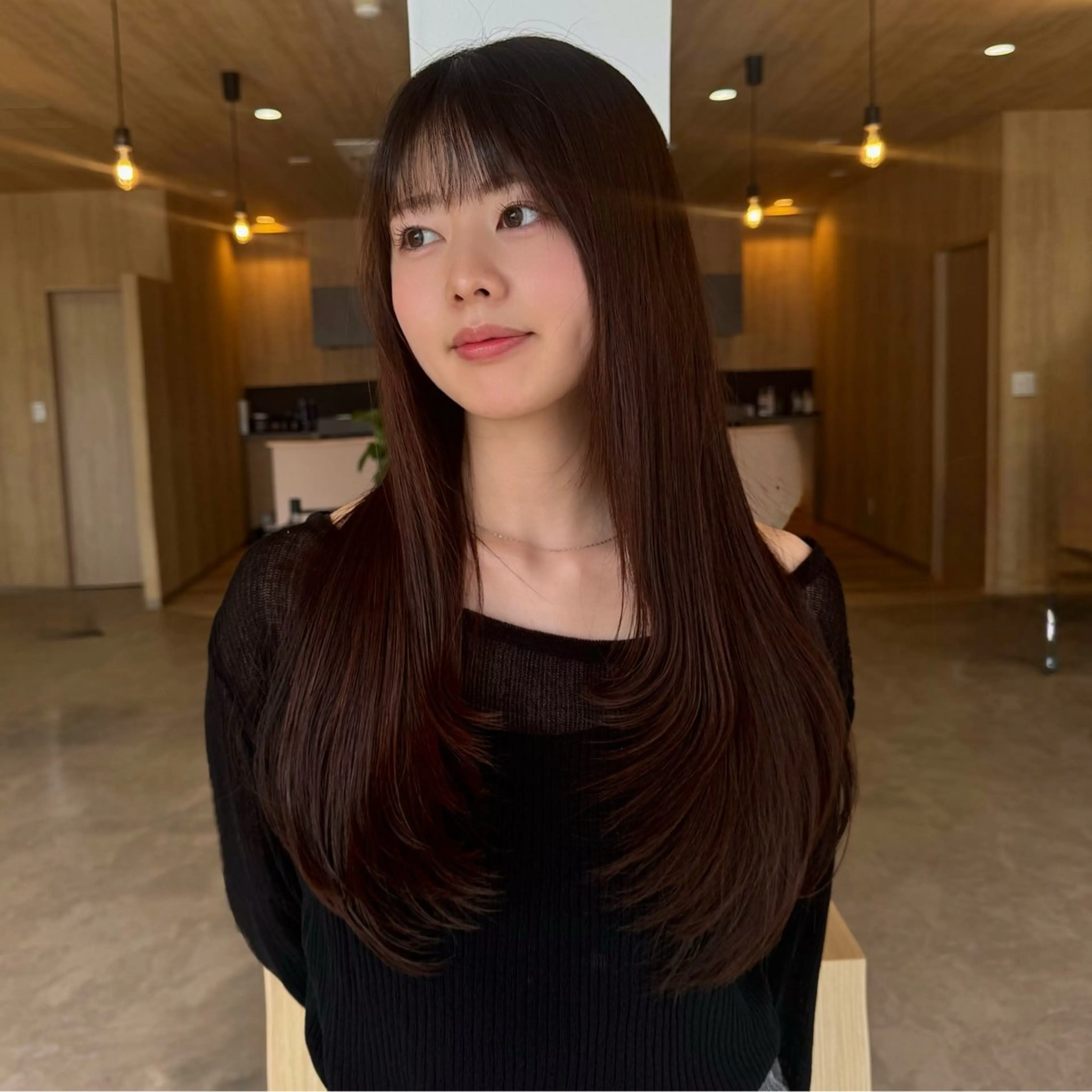 セミロング カラー kosuke 表参道のヘアスタイル