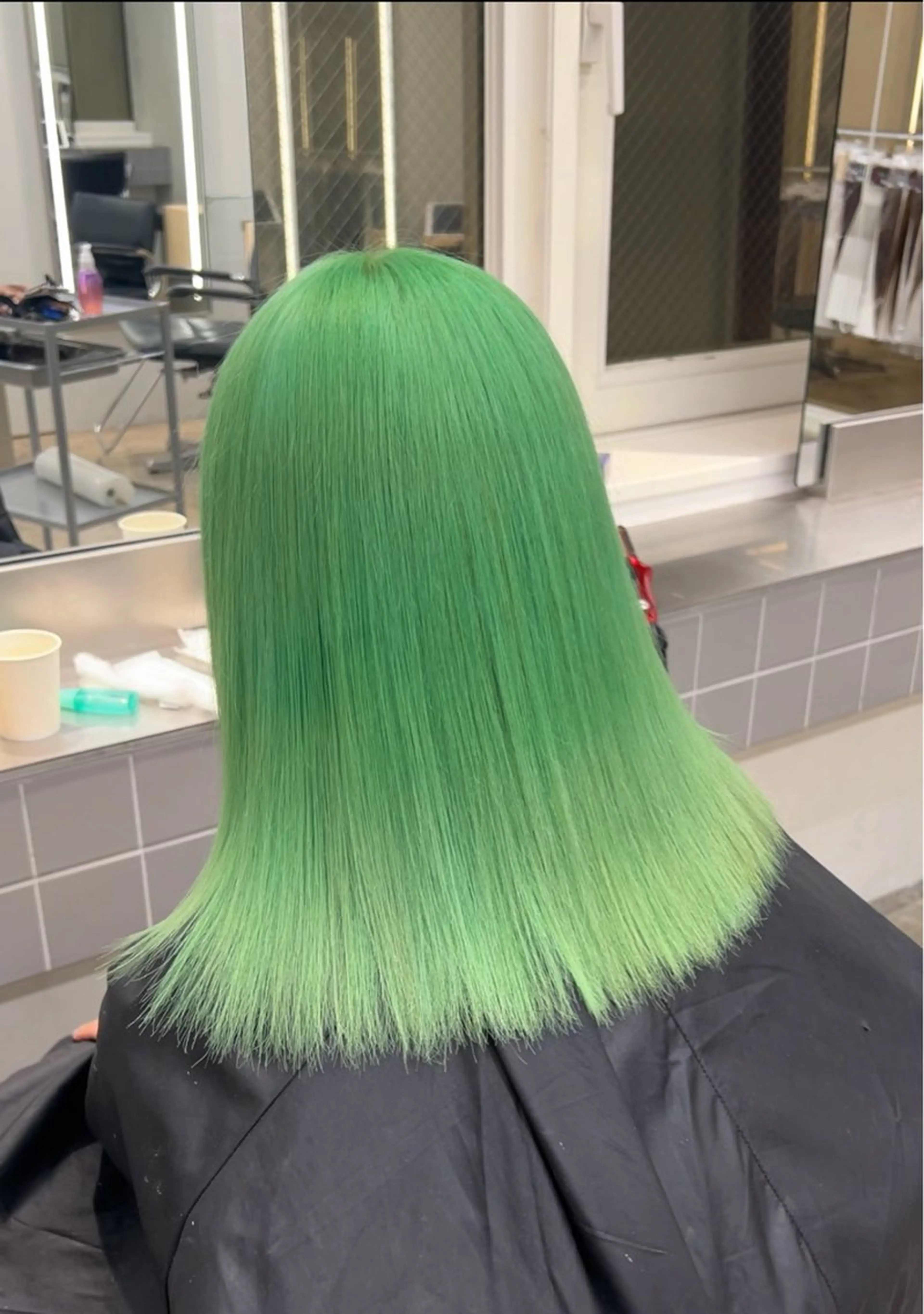 ミディアム カラー ヘアカラー 渋谷/ハイトーン/ プルエクステ/大和のヘアスタイル