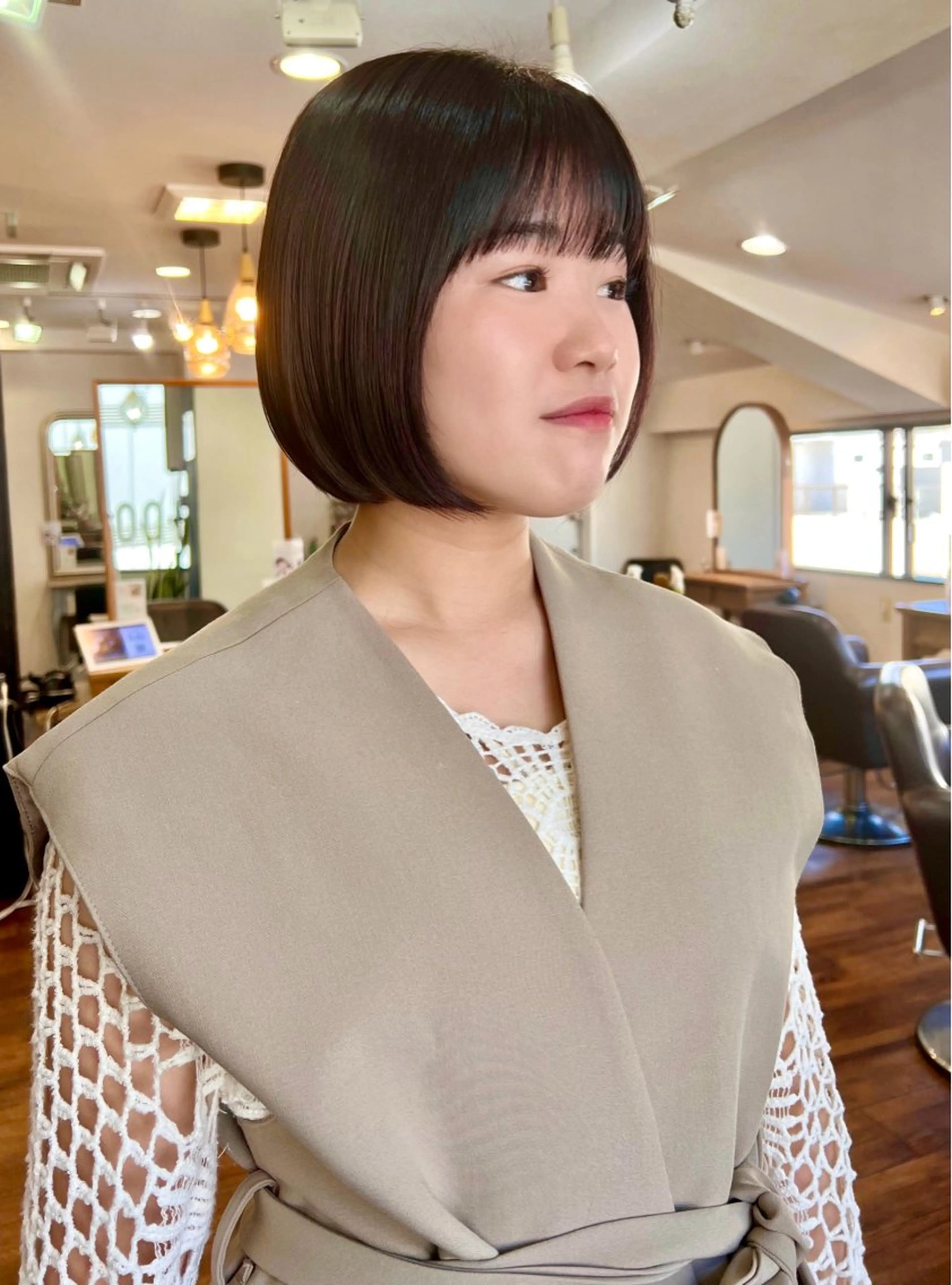 ショート ヘアカラー 韓国ヘア 🎀華澄のヘアスタイル