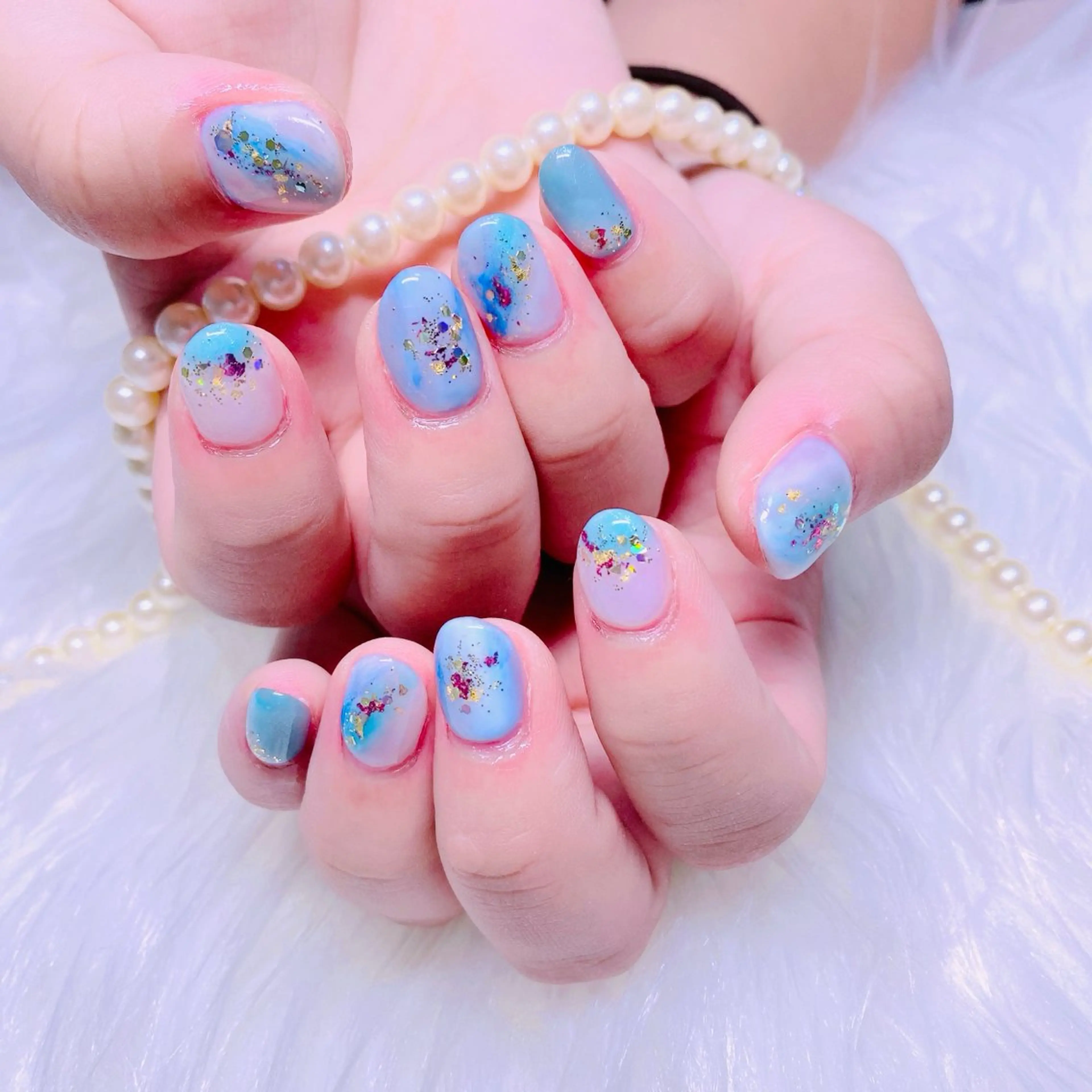 ネイル ニュアンスネイル 夏ネイル Nail Yunaのネイルデザイン