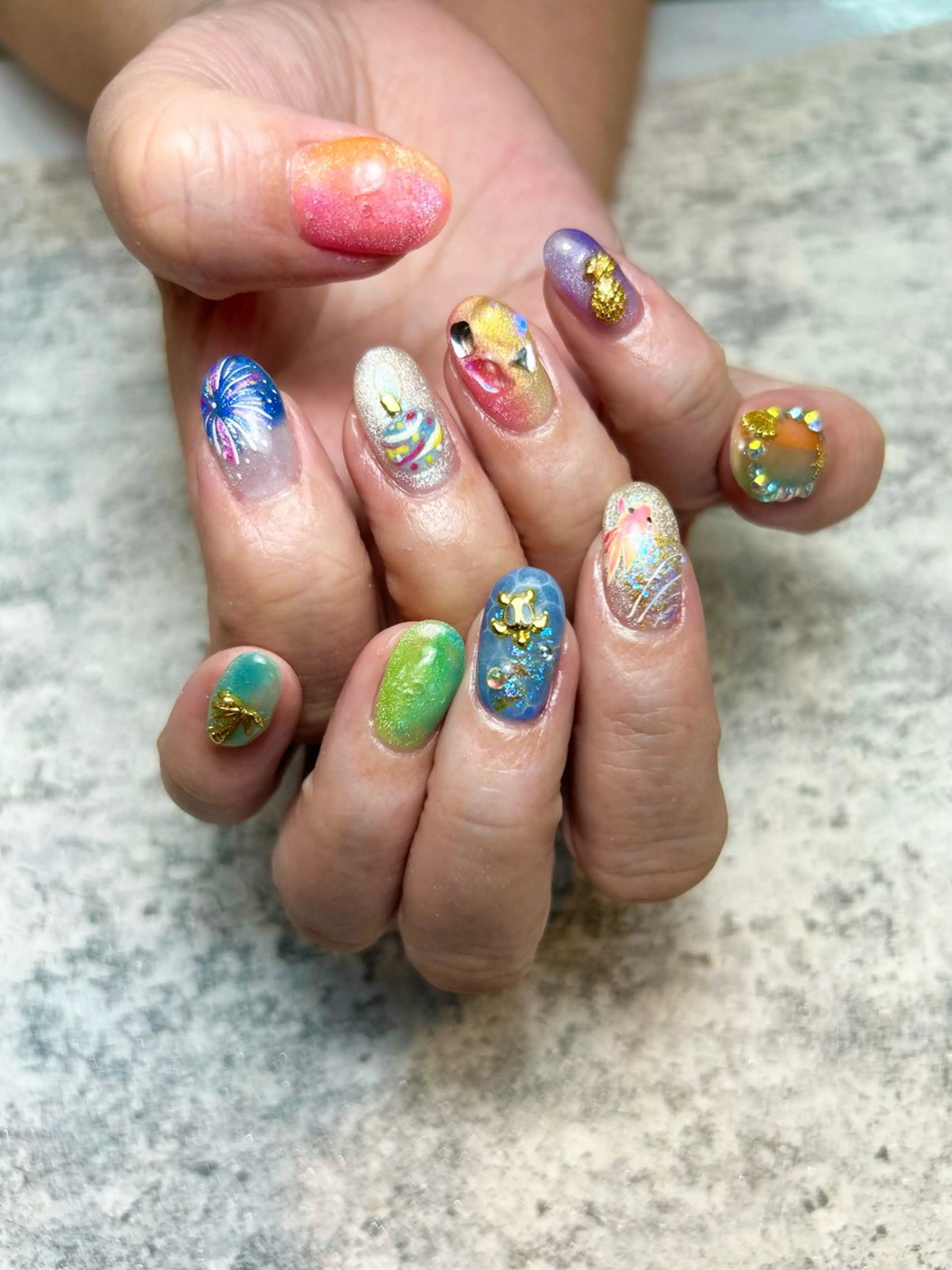 ネイル ネイルサロンmuumii所属・東十条muumii ネイルまつ毛のネイルデザイン