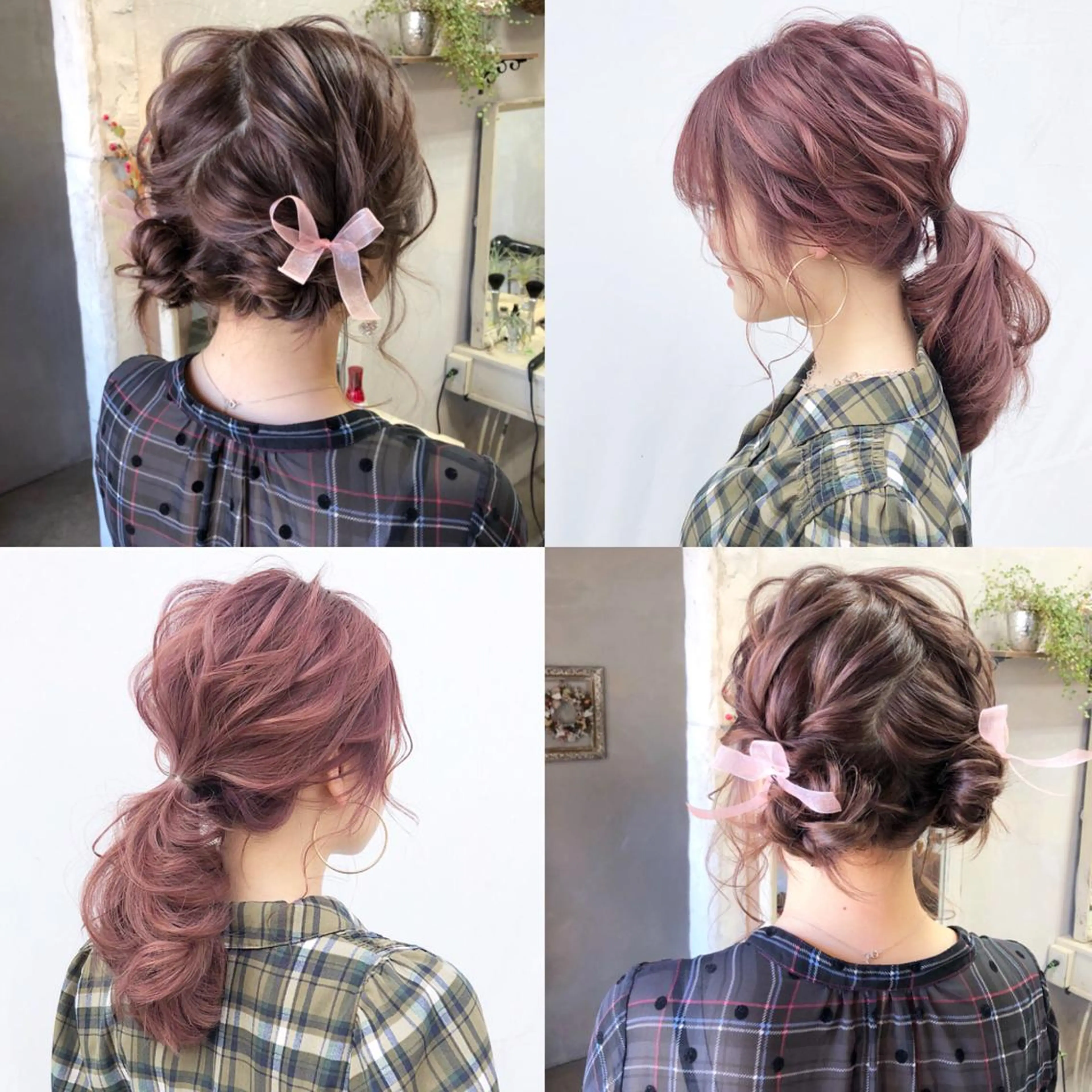 セミロング カラー ヘアアレンジ autre所属・大久保 ひでなりのヘアスタイル