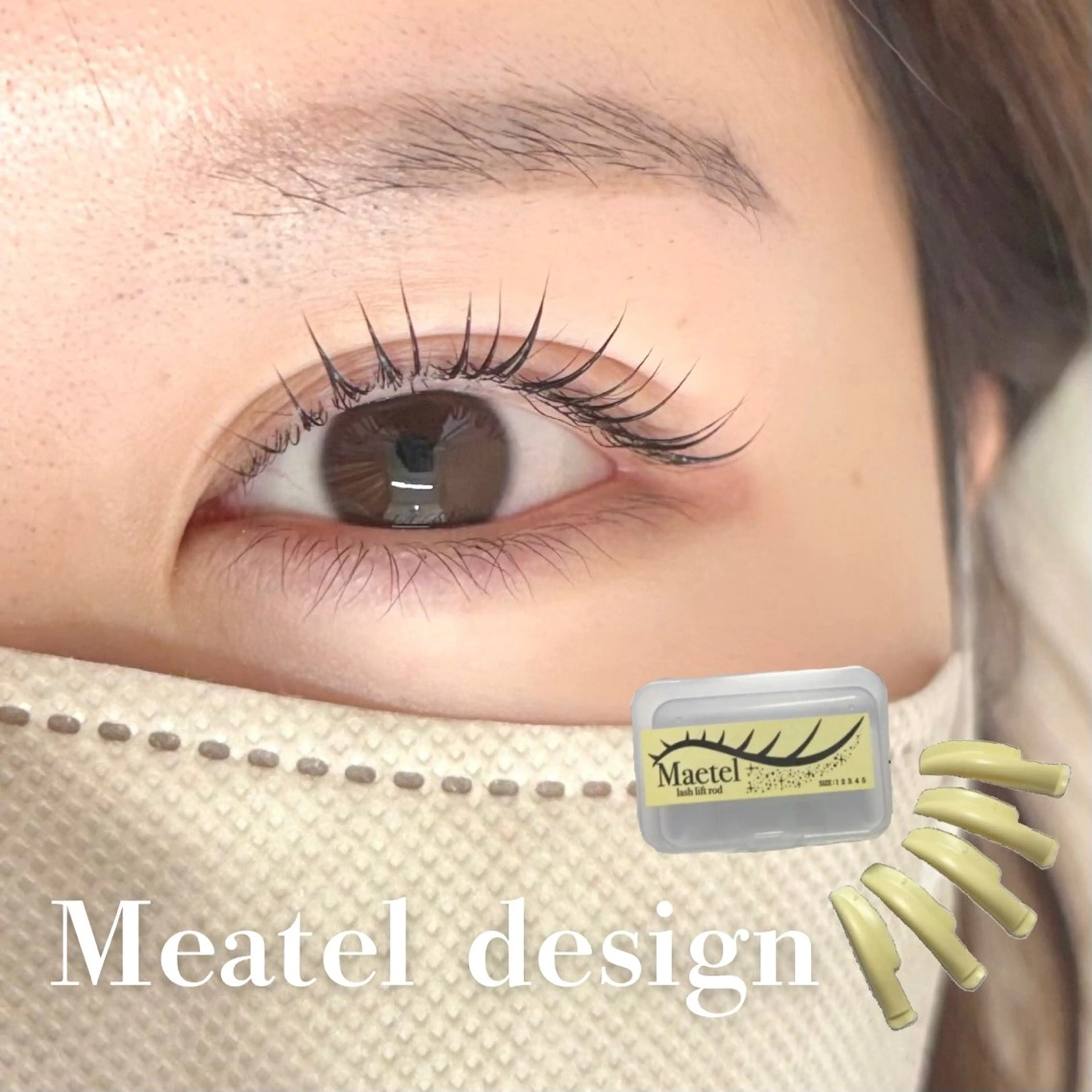 マツエク・マツパ 束感まつ毛 一重×まつ毛パーマ マツパ meg .のマツエク・マツパデザイン