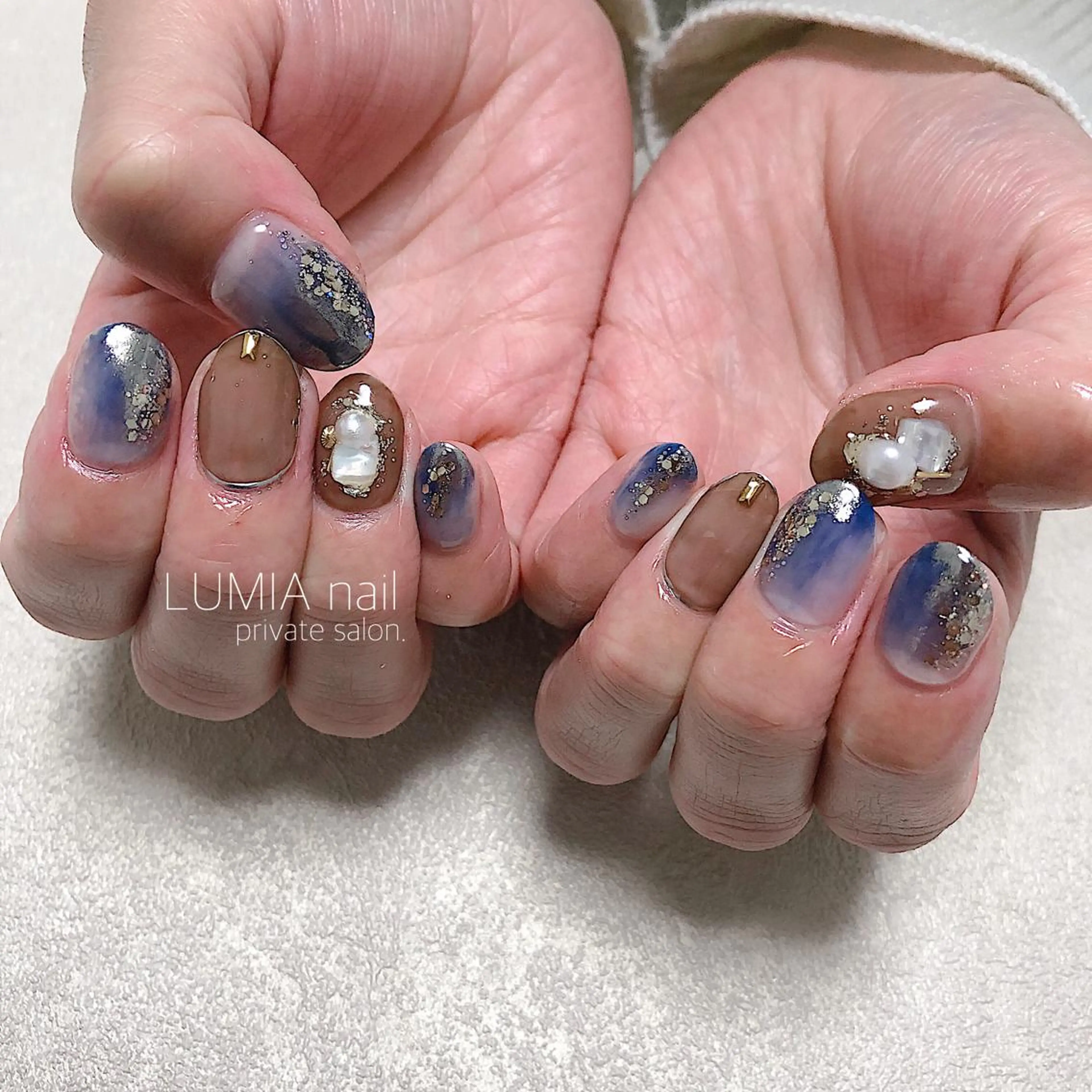 ネイル nail&eyelash Rine所属・Rine 放出 (リネ)のネイルデザイン
