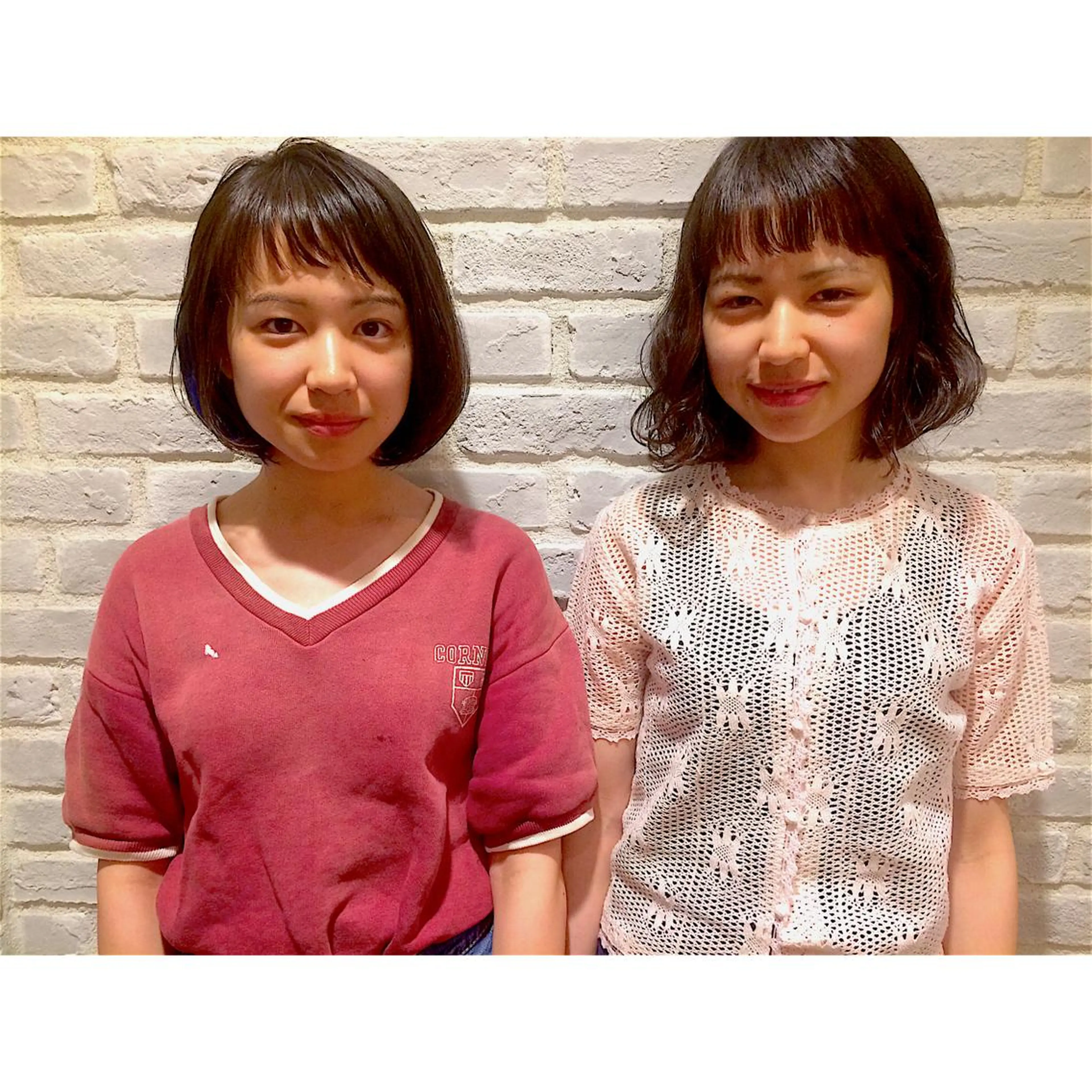 ミディアム 藤井 菜緒のヘアスタイル