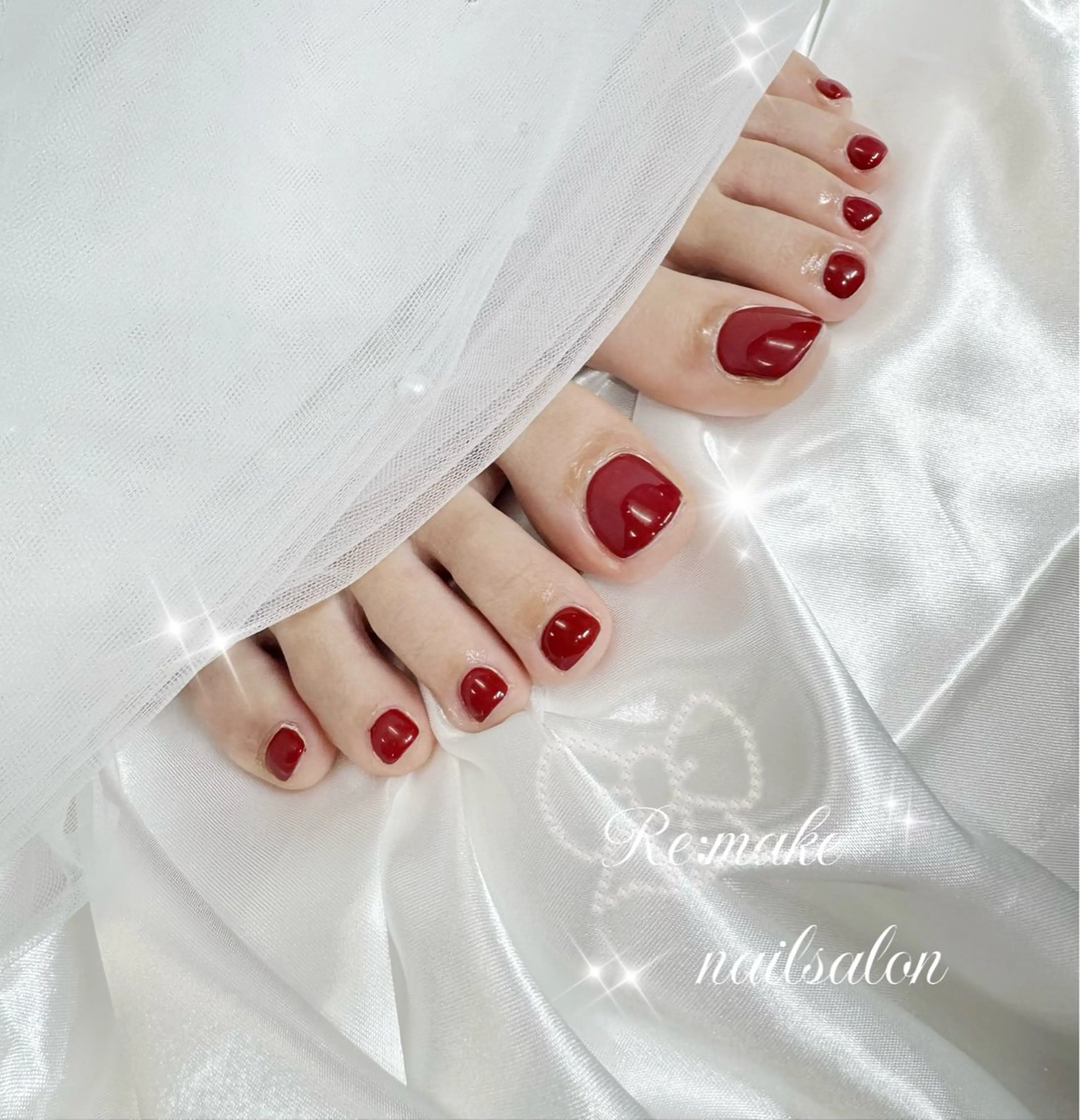 【foot】ワンカラー/グラデーション（付け替えオフ付き）の写真