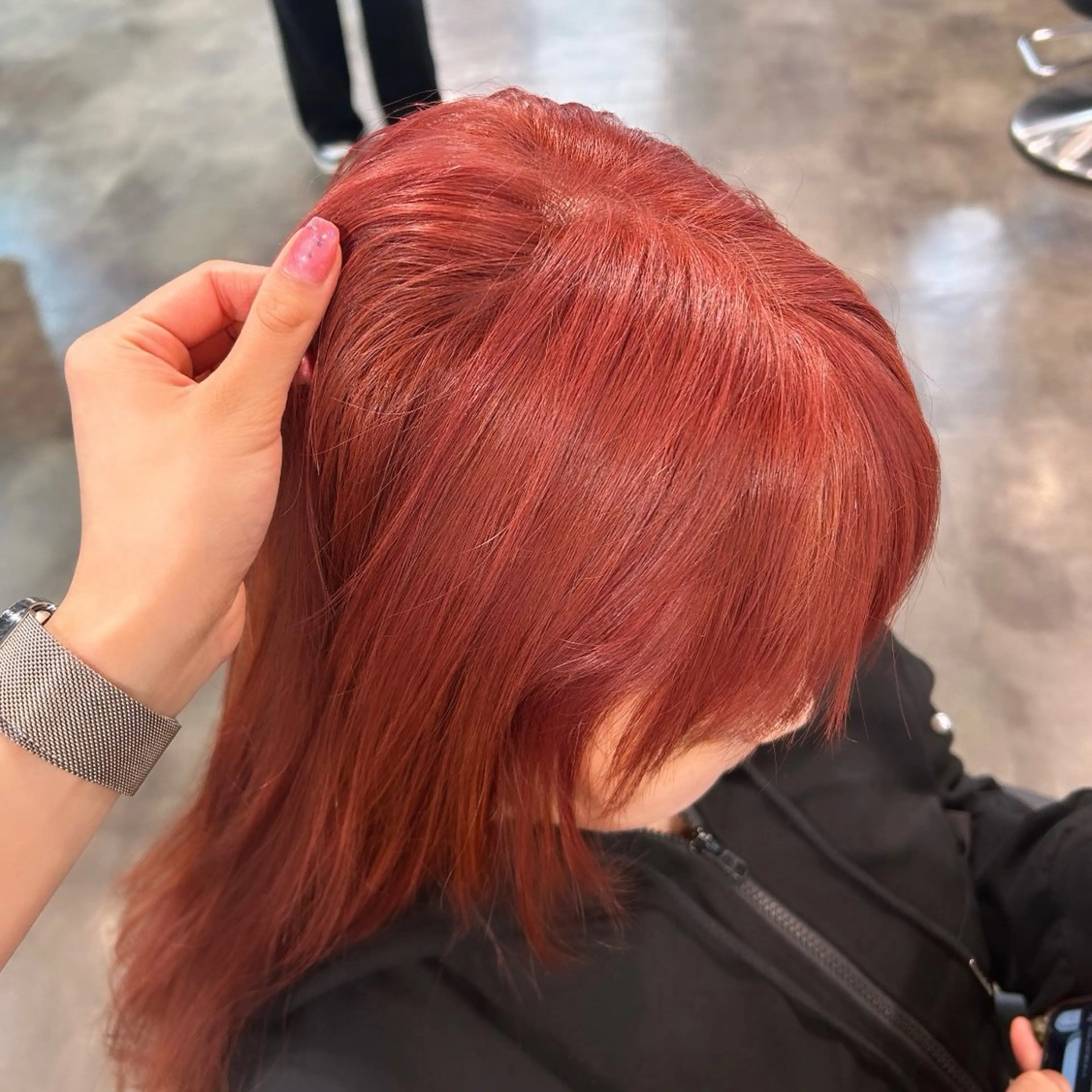 ミディアム IS所属・横浜美容室/透明感 カラー/レイヤーのヘアスタイル