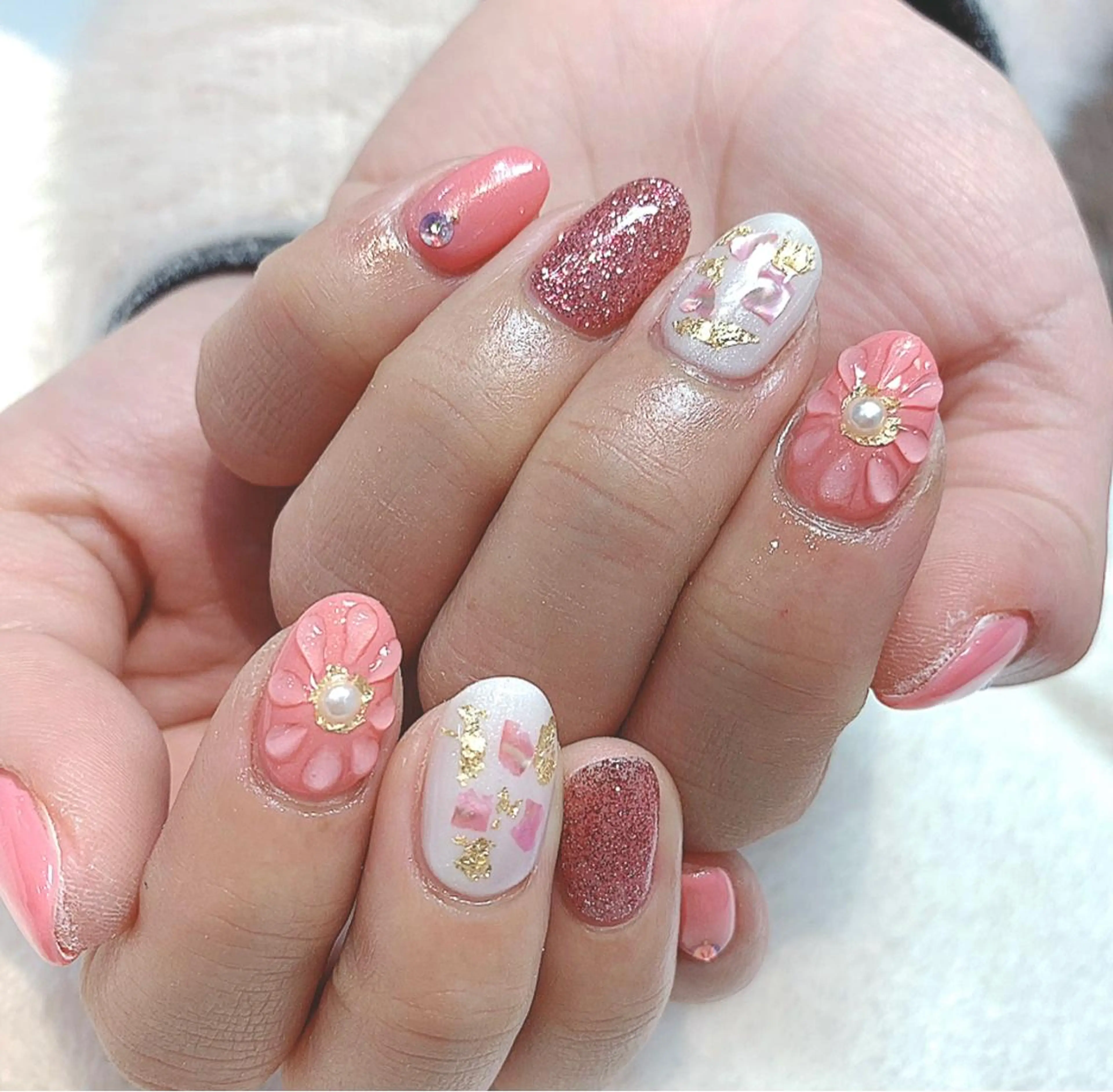 ショート カラー パーマ ヘアアレンジ メンズ キッズ ネイル マツエク・マツパ feey ⁑erinaのネイルデザイン