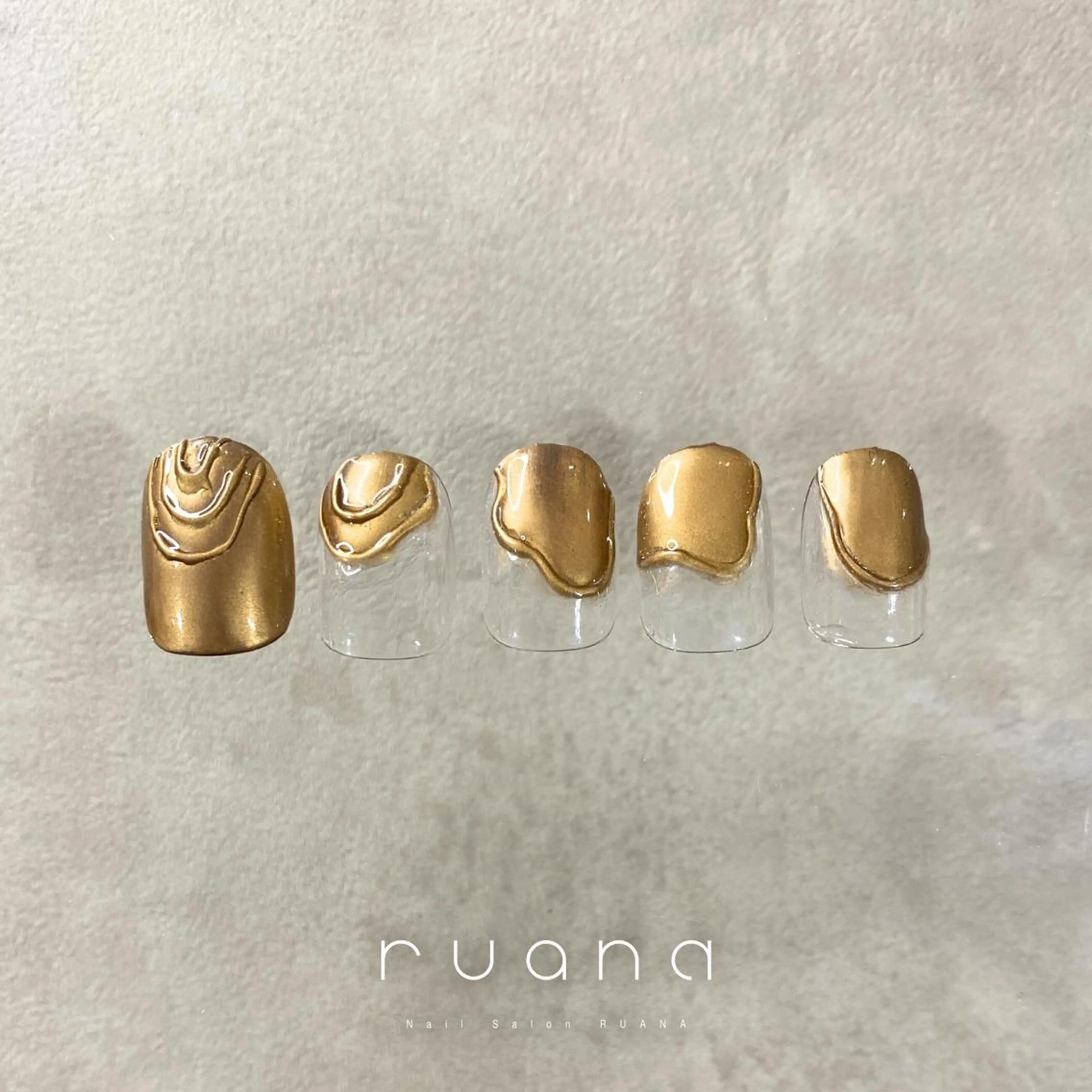 ネイル ニュアンスネイル🧡 rionaのネイルデザイン