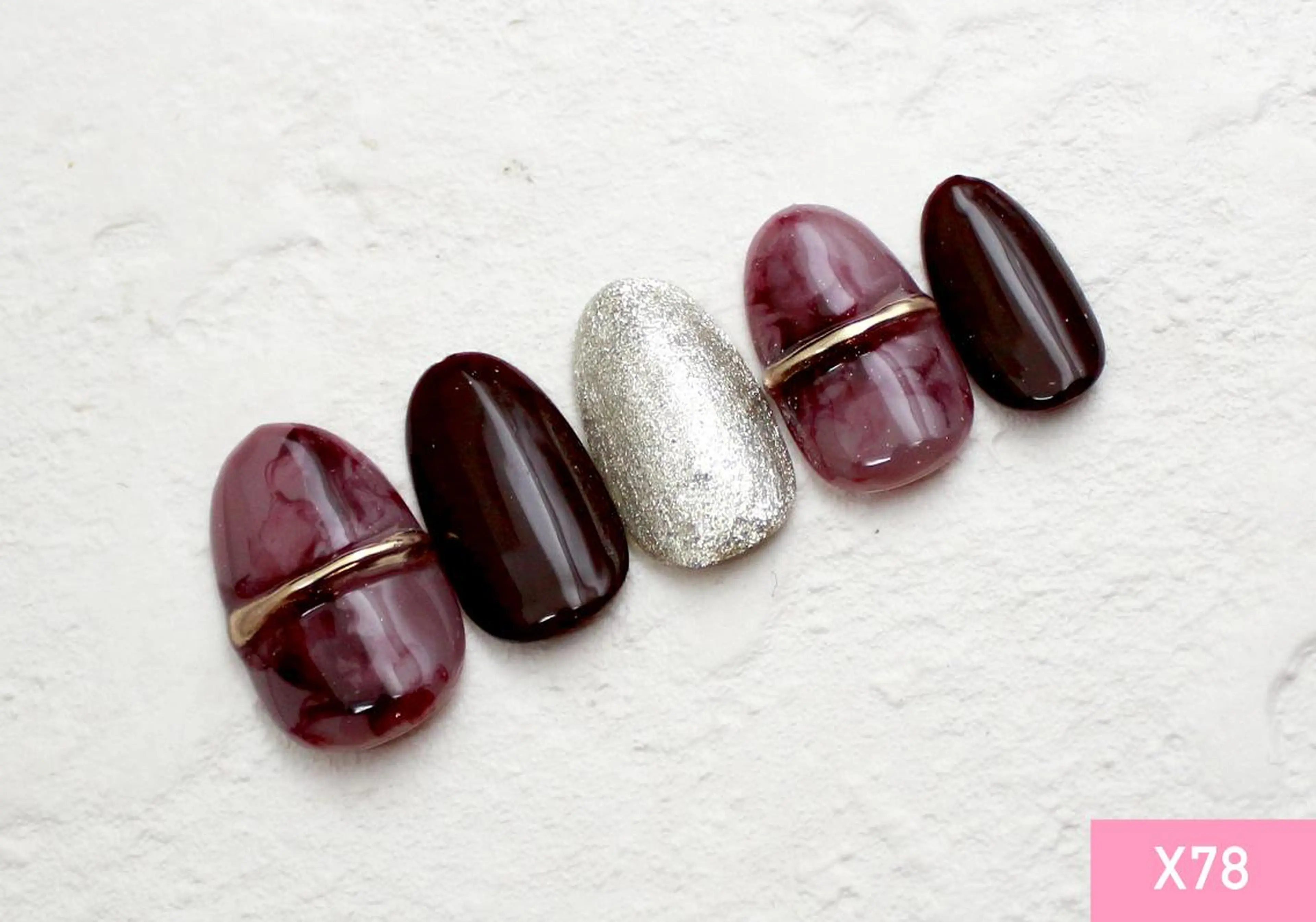 ネイル アートネイル ジェルネイル マグネットネイル ネイル nanのネイルデザイン