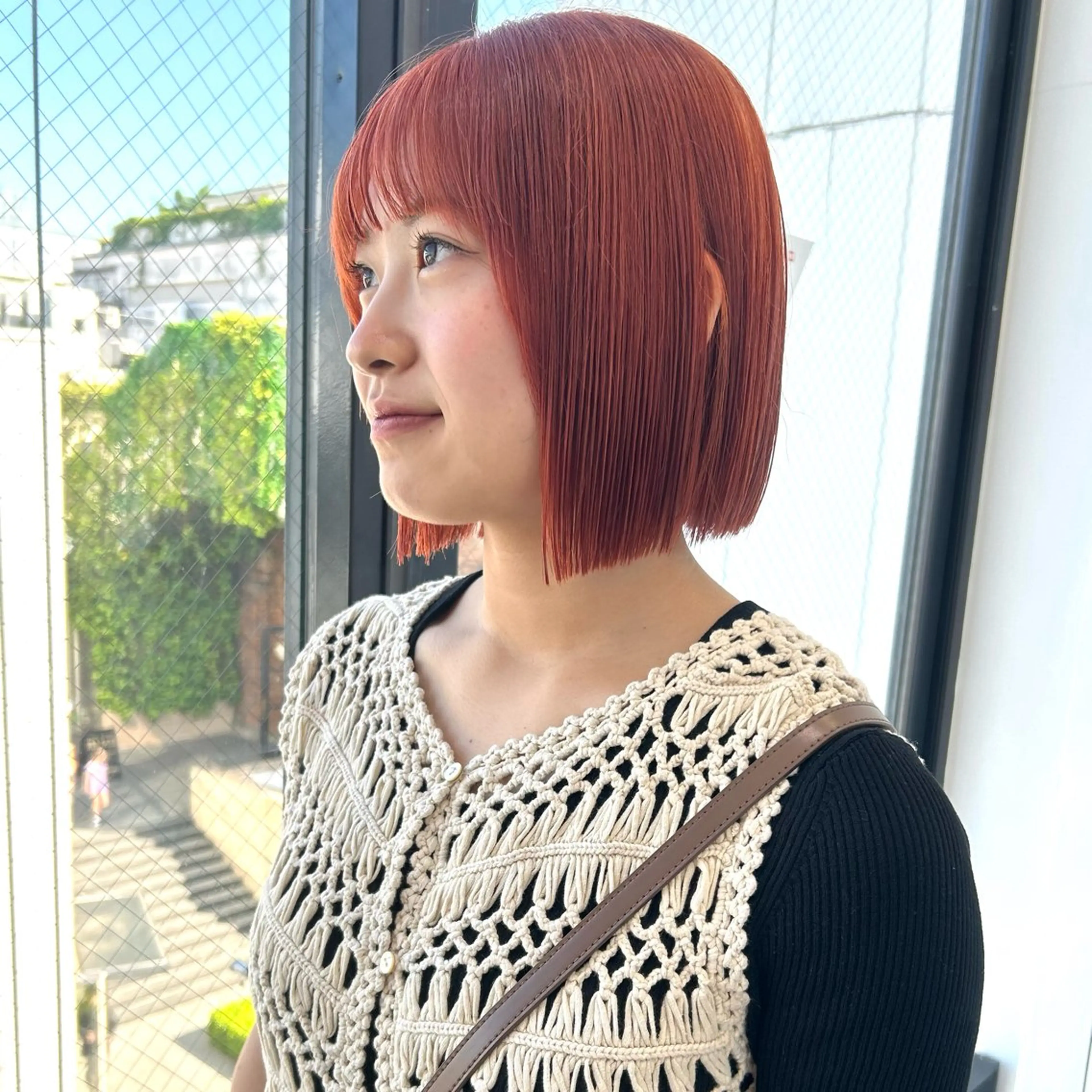 《ミニモ限定破格❣》【ブリーチなし】ダブルカラー➕似合わせボブカット➕ダメージ補修トリートメント🫧 レイヤー/ロングの写真