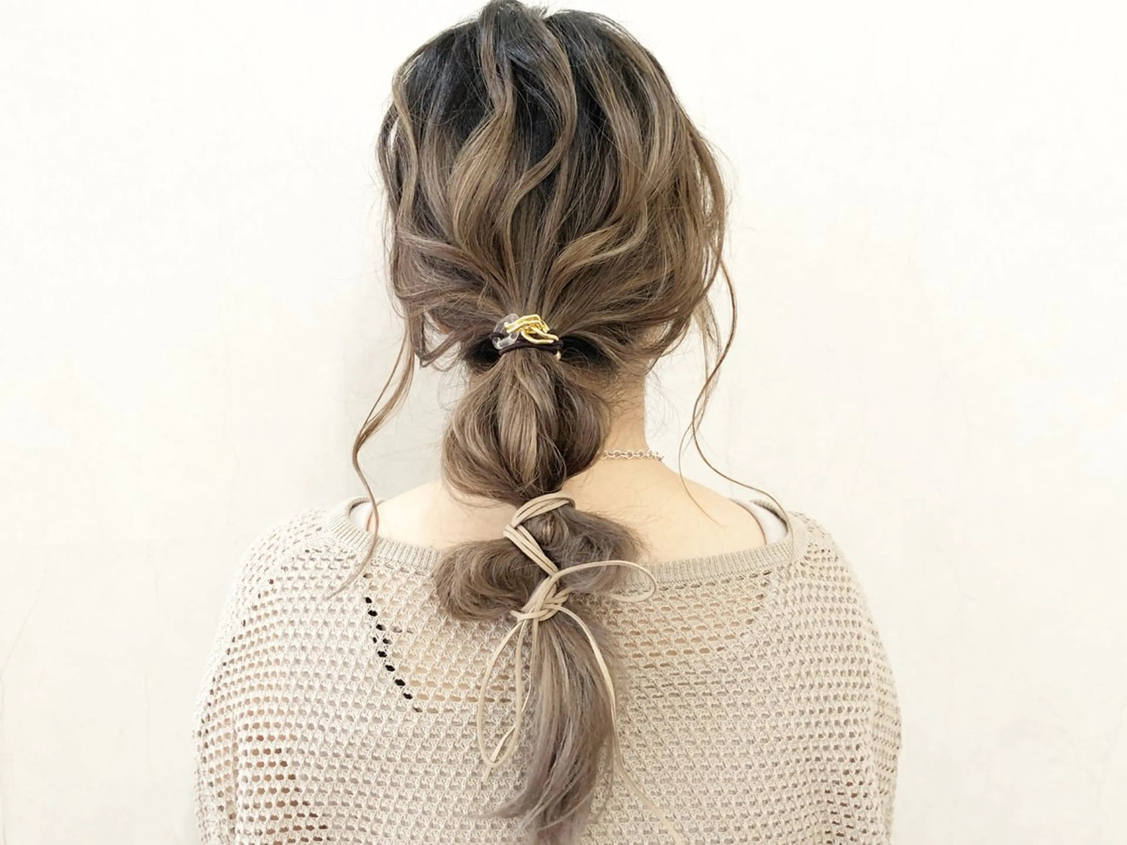 セミロング ヘアアレンジ 銀座《髪質改善》 垢抜け✨布施拓也のヘアスタイル