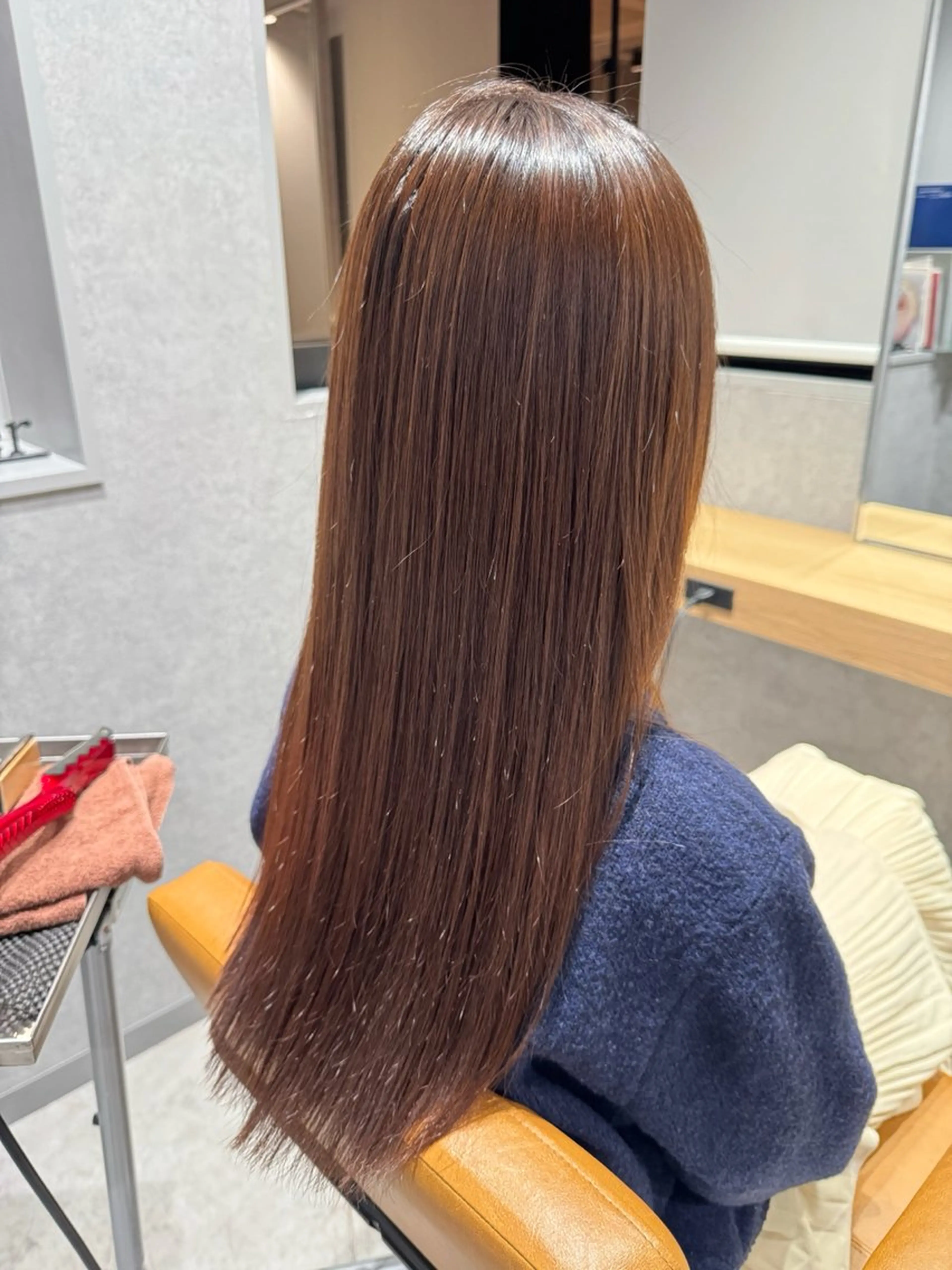 ロング カラー ヘアカラー トリートメント 須田 柚希のヘアスタイル